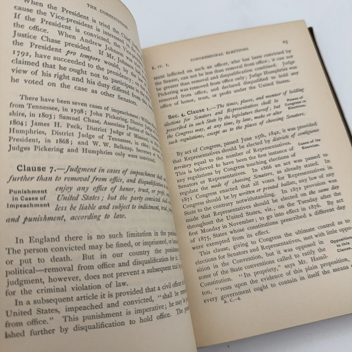 "Manual of the Constitution of the United States" by Israel Ward Andrews — 1887