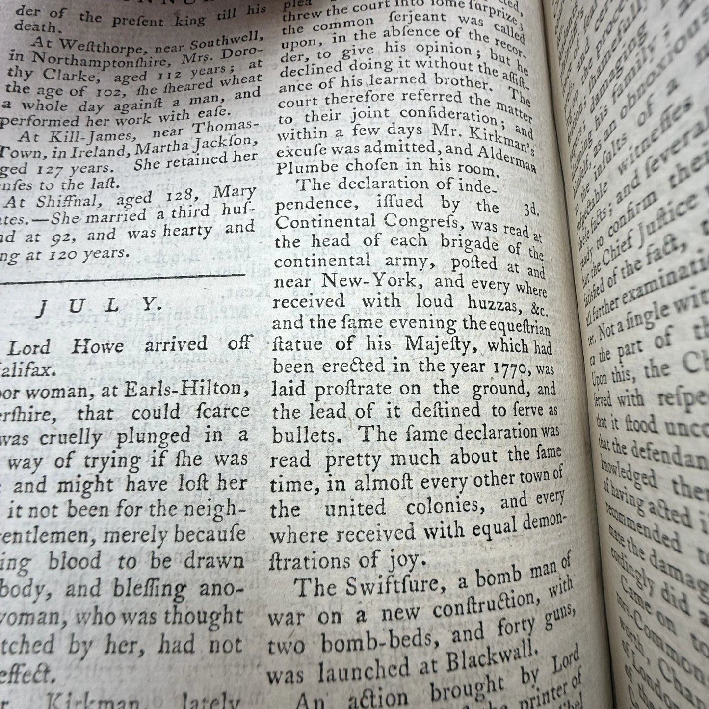 The Annual Register, Or a View of the History, Politics and Literature, For the Year 1776