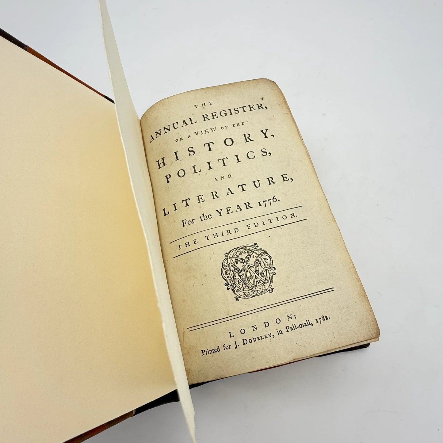 The Annual Register, Or a View of the History, Politics and Literature, For the Year 1776