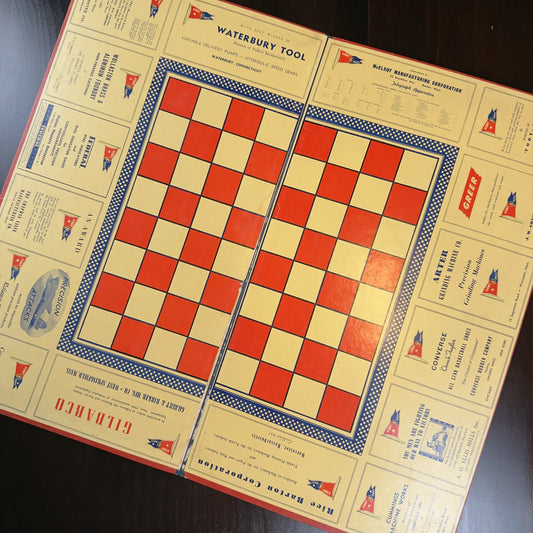 WWII Army - Navy "E" Award Supplier Checkerboard