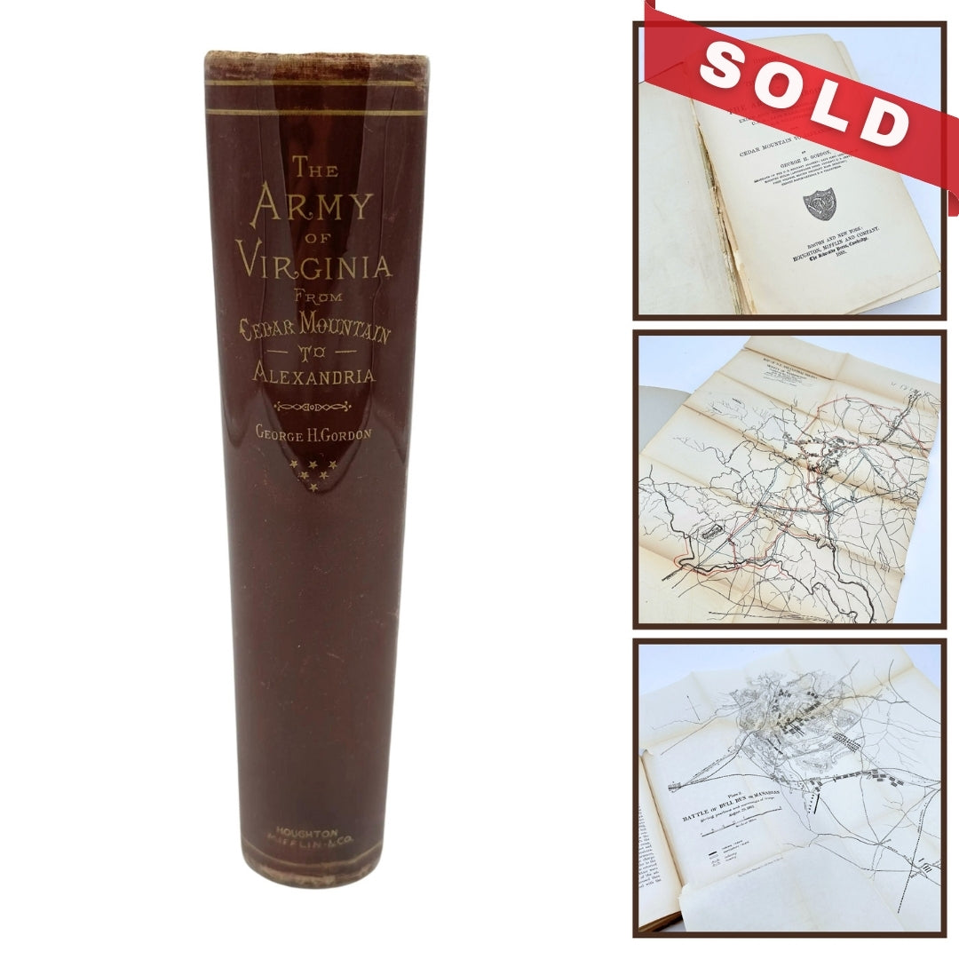 “The Army of Virginia: From Cedar Mountain to Alexandria" by George H. Gordon