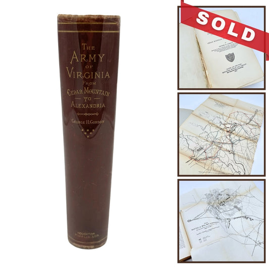 “The Army of Virginia: From Cedar Mountain to Alexandria" by George H. Gordon