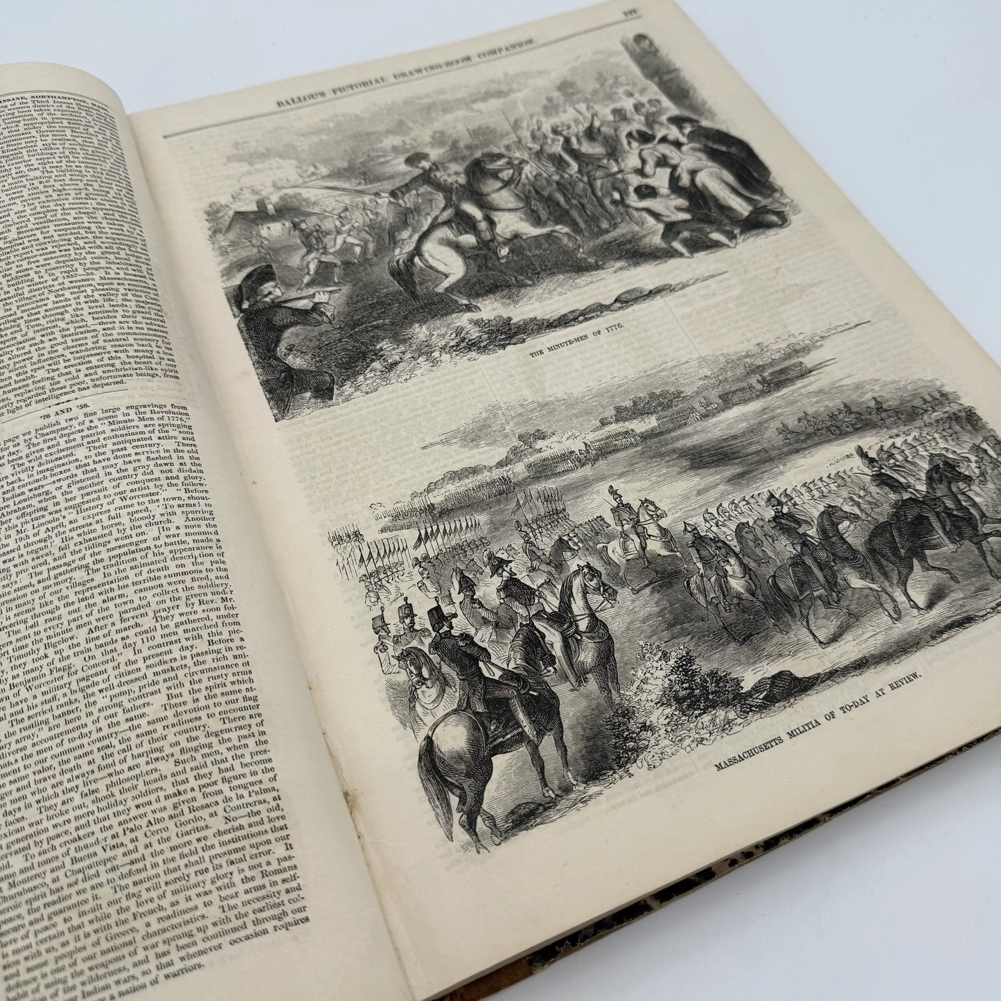 "Ballou's Pictorial Drawing-Room Companion" — From July to December 1856 — In a bound volume