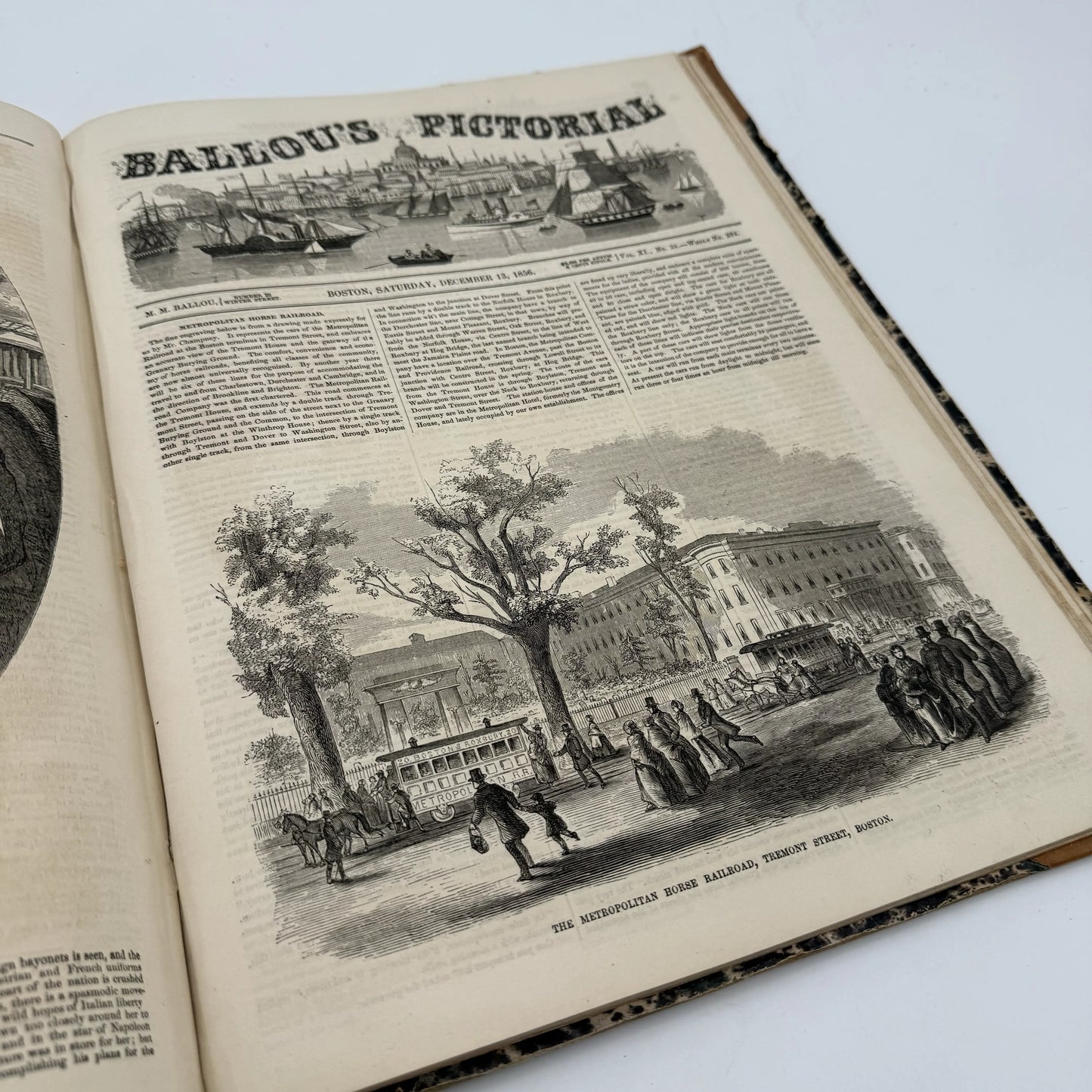 "Ballou's Pictorial Drawing-Room Companion" — From July to December 1856 — In a bound volume