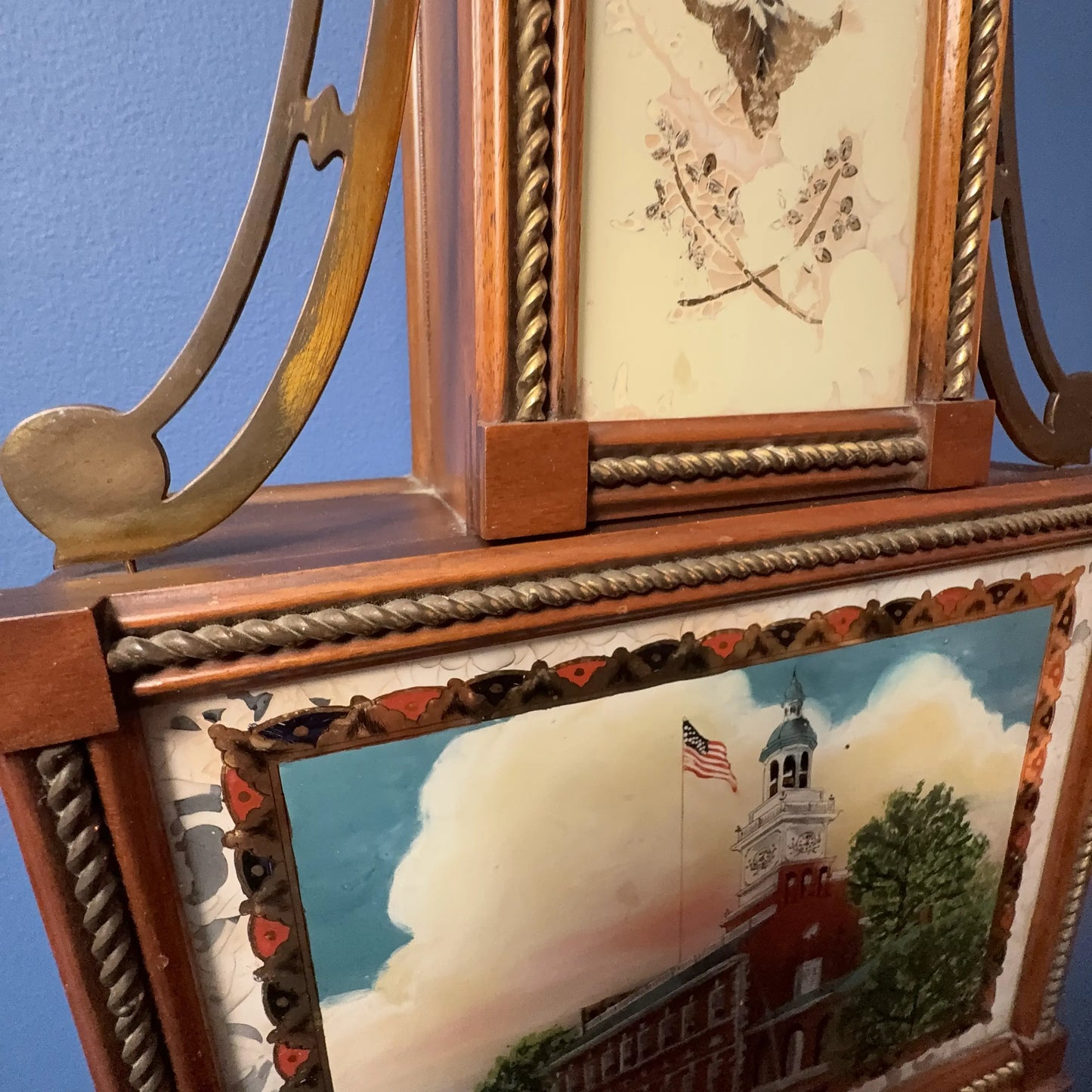Independence Hall Banjo Clock from Waltham Watch Co.