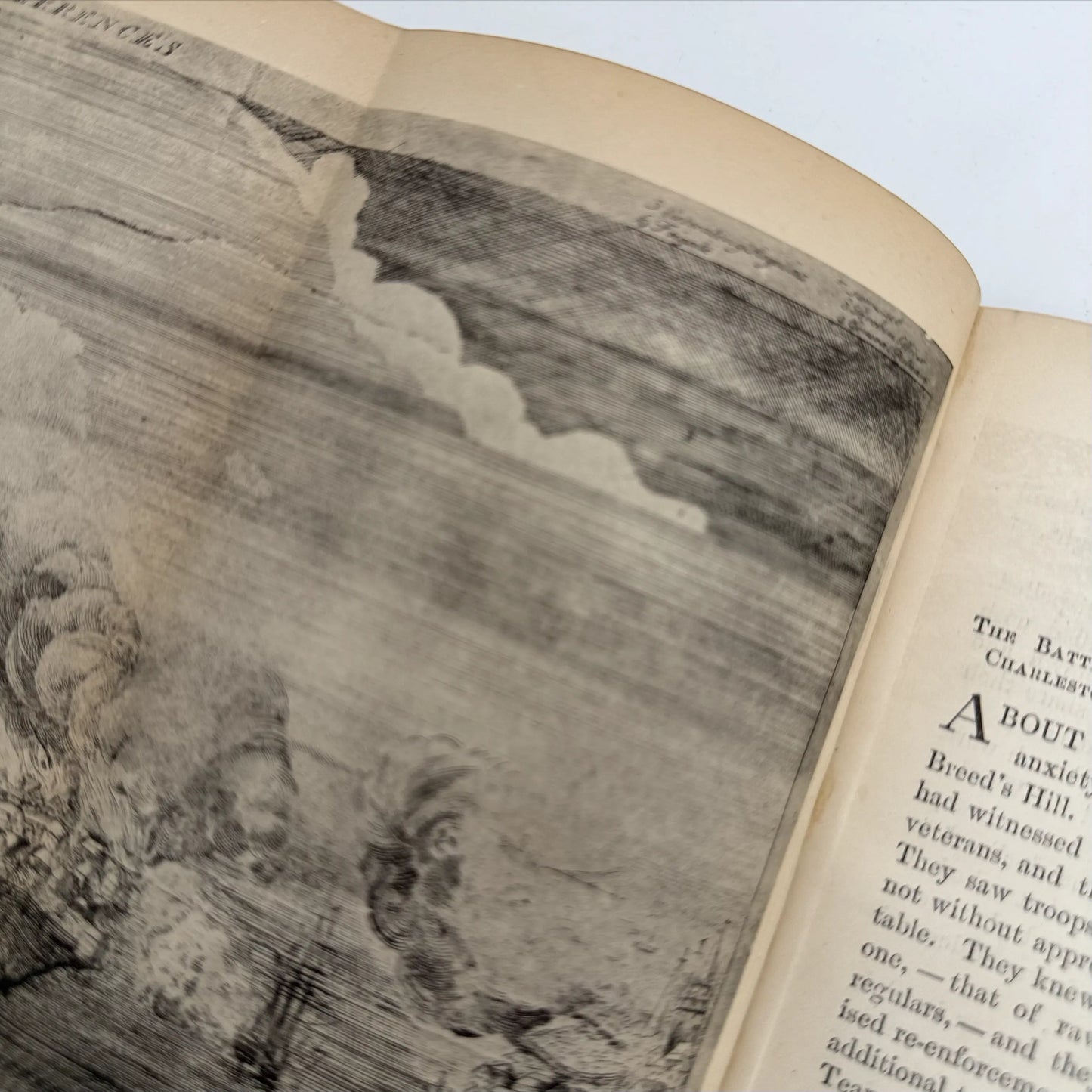 "Battle of Bunker Hill" by Richard Frothingham — 1875 — With large bound-in map