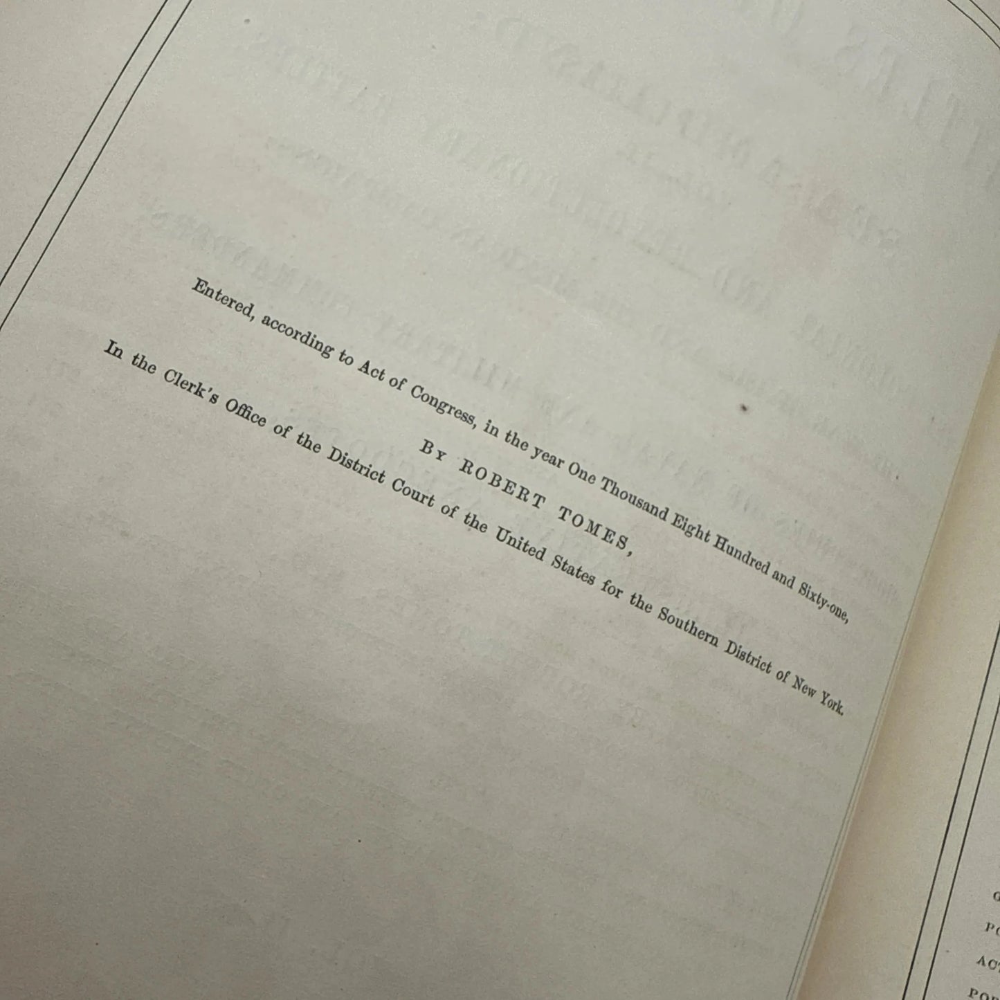 1861 "Battles of America by Sea and Land New York" by Robert Tomes — Three volume set