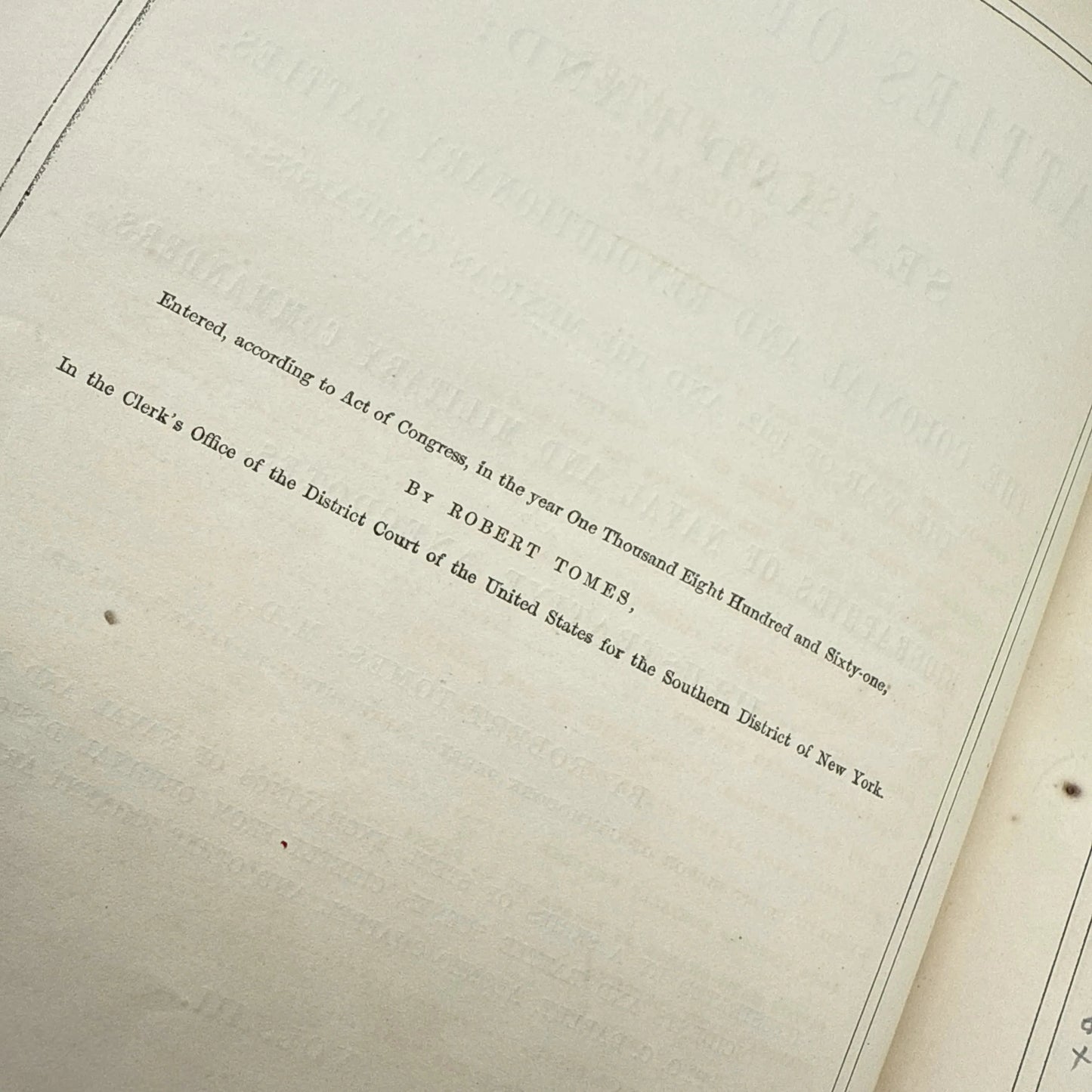 1861 "Battles of America by Sea and Land New York" by Robert Tomes — Three volume set