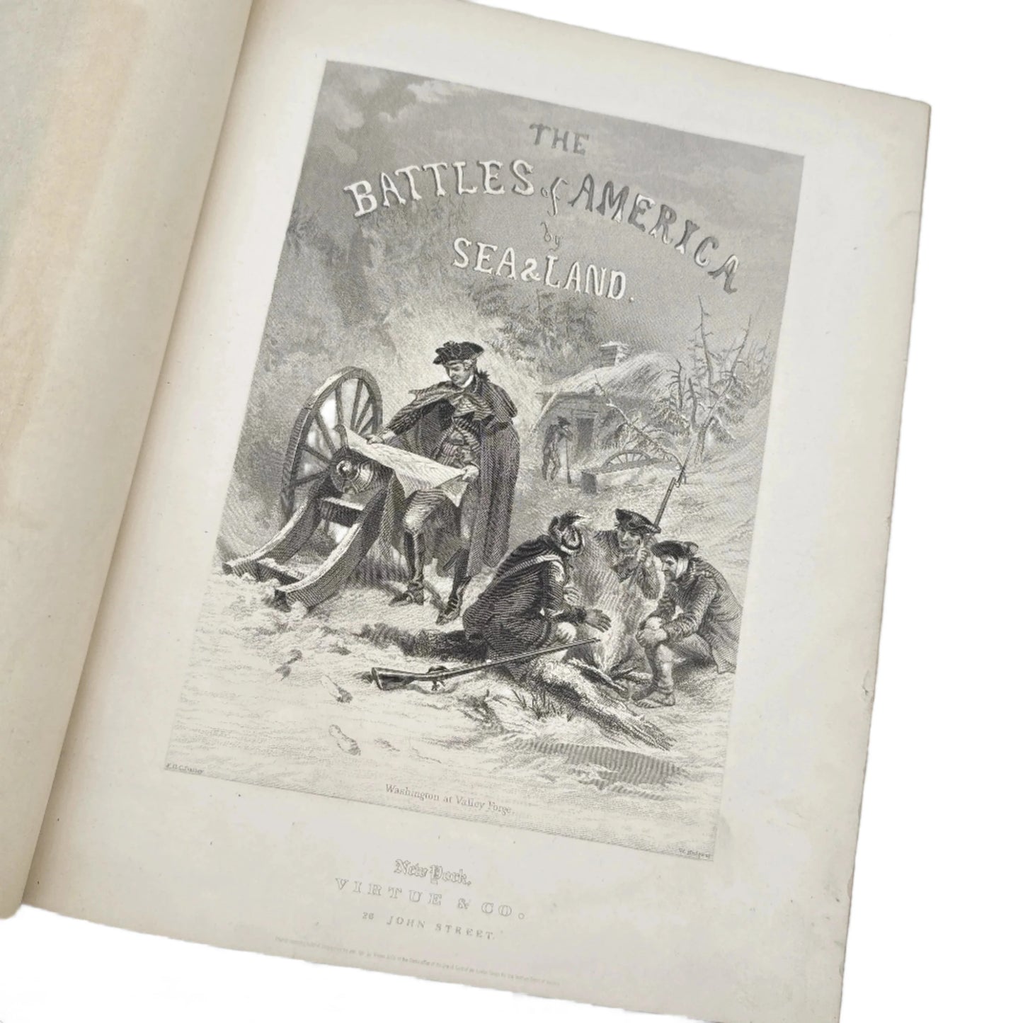 1861 "Battles of America by Sea and Land New York" by Robert Tomes — Three volume set