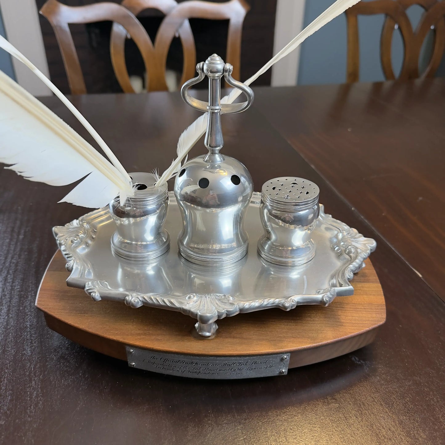 The Syng Inkstand — Official Independence Hall Ink Stand Reproduction for the Bicentennial — Number 371
