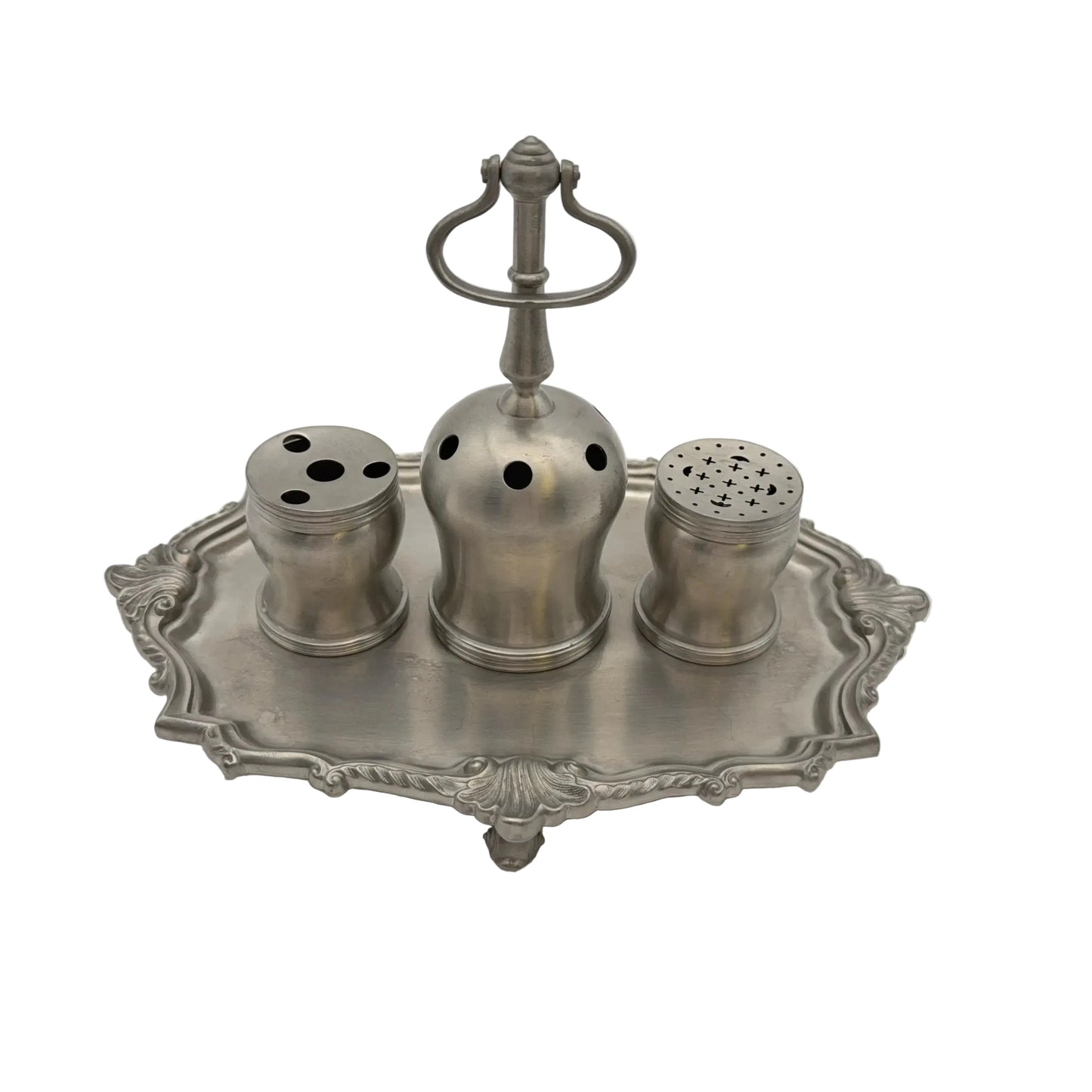 Philip Syng Inkstand in Satin Pewter Finish — Official Independence Hall Ink Stand Reproduction for the Bicentennial