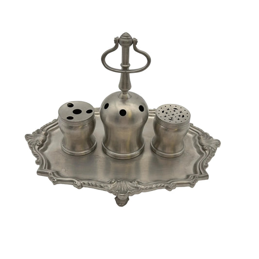 Philip Syng Inkstand in Satin Pewter Finish — Official Independence Hall Ink Stand Reproduction for the Bicentennial