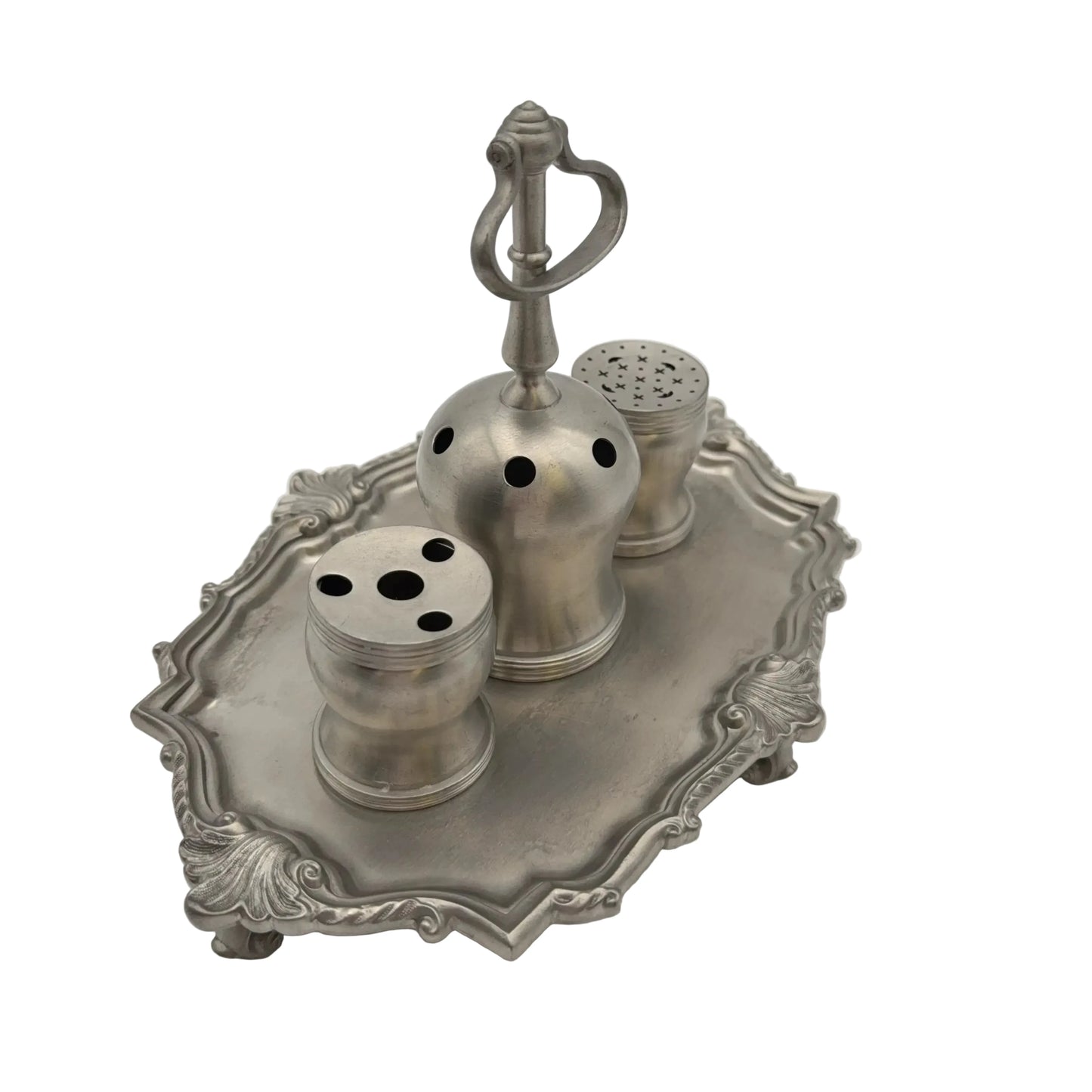 Philip Syng Inkstand in Satin Pewter Finish — Official Independence Hall Ink Stand Reproduction for the Bicentennial
