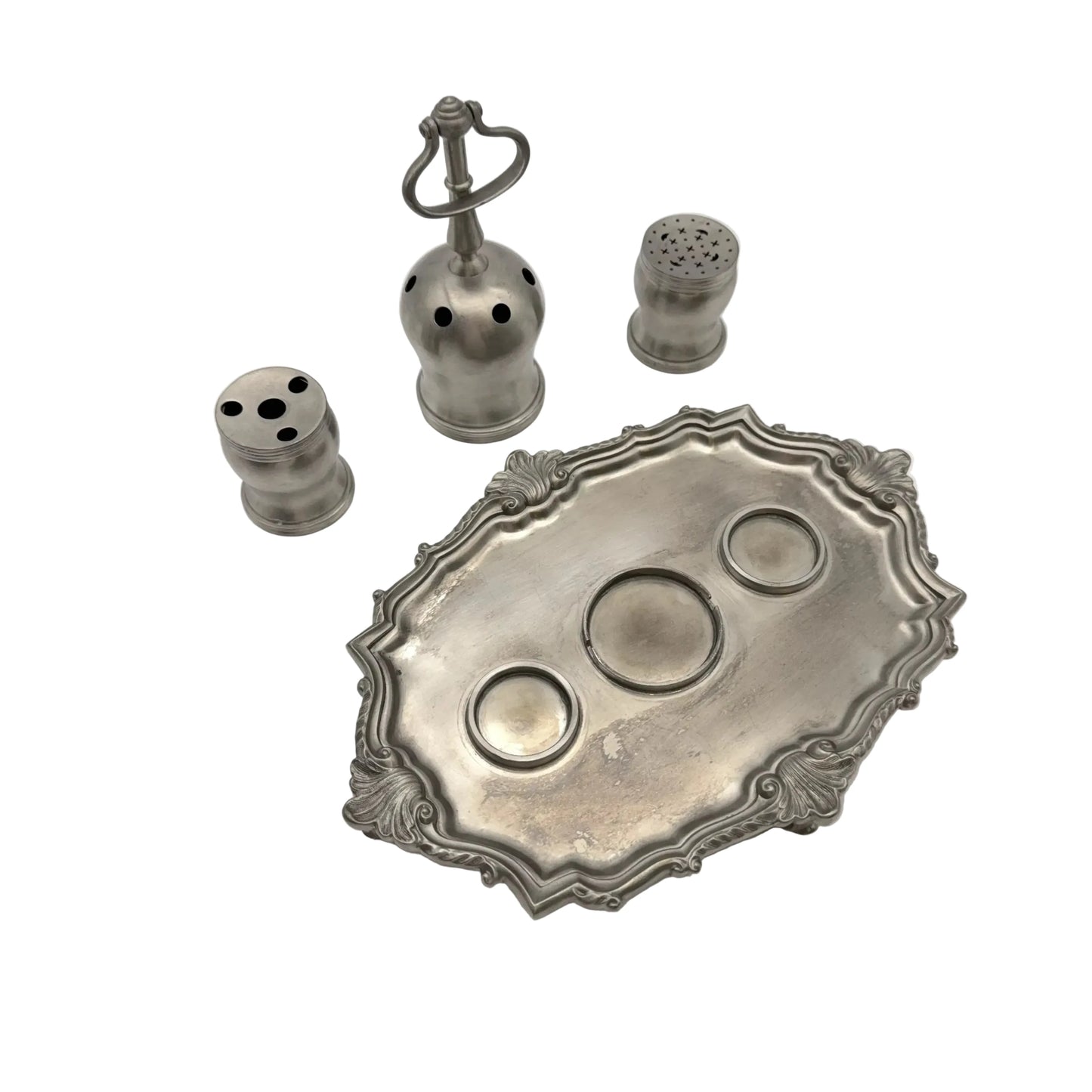 Philip Syng Inkstand in Satin Pewter Finish — Official Independence Hall Ink Stand Reproduction for the Bicentennial