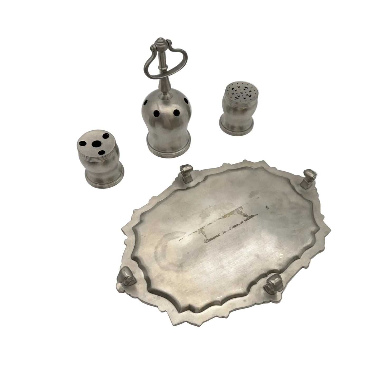 Philip Syng Inkstand in Satin Pewter Finish — Official Independence Hall Ink Stand Reproduction for the Bicentennial