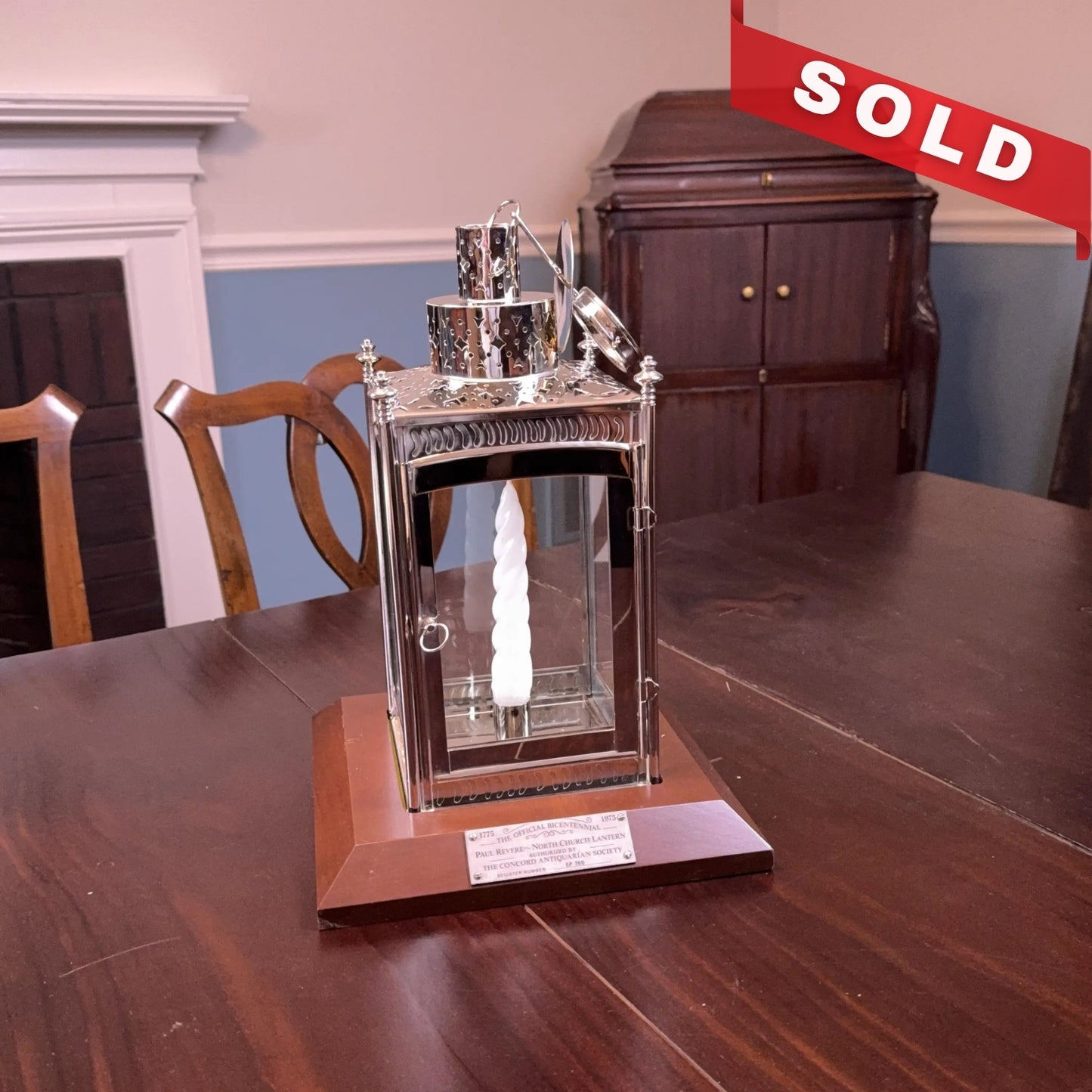 Bicentennial Paul Revere ~ North Church Lantern — Numbered EP760