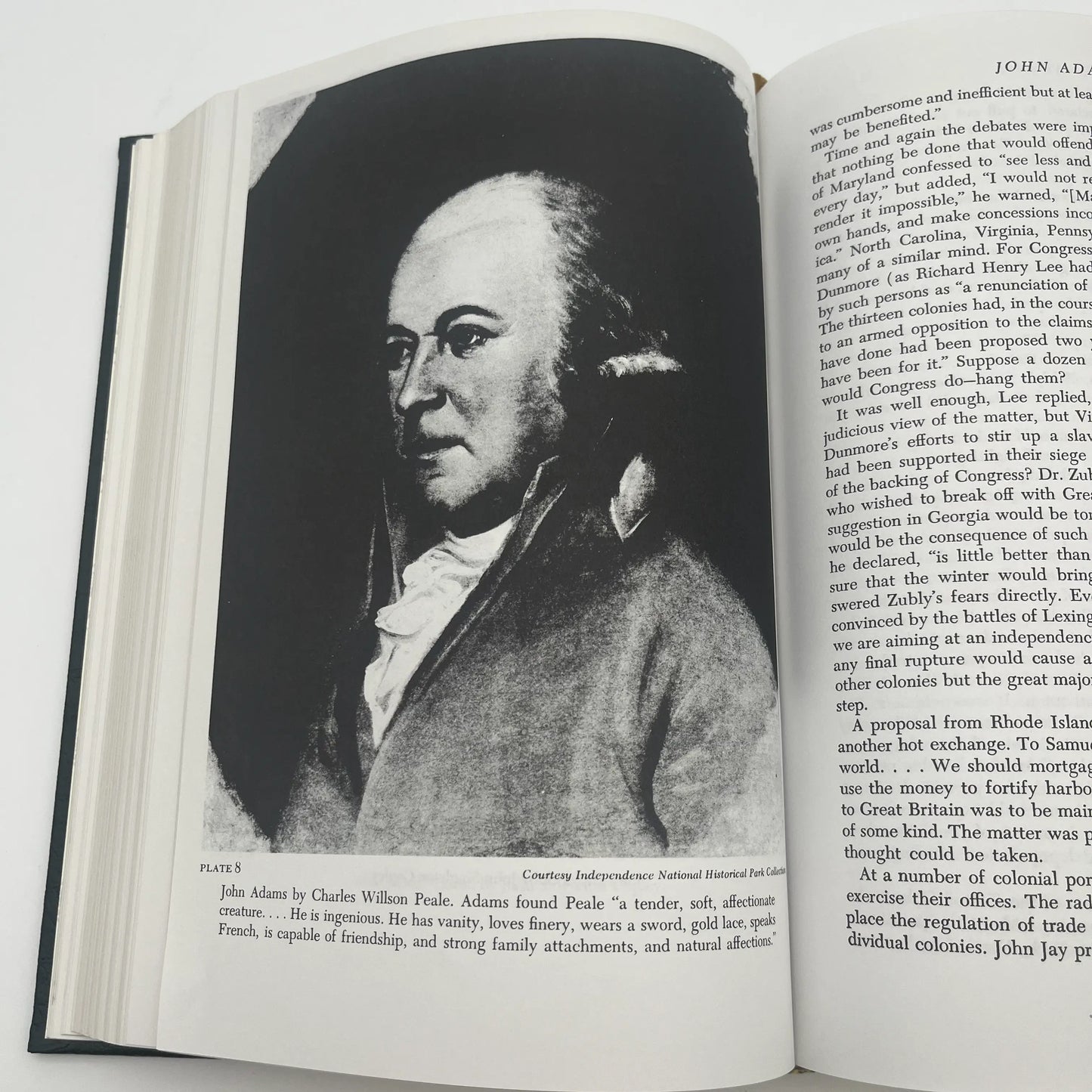 "John Adams" by Page Smith — Two volume set — Leather-bound, gilt-edged Easton Press edition