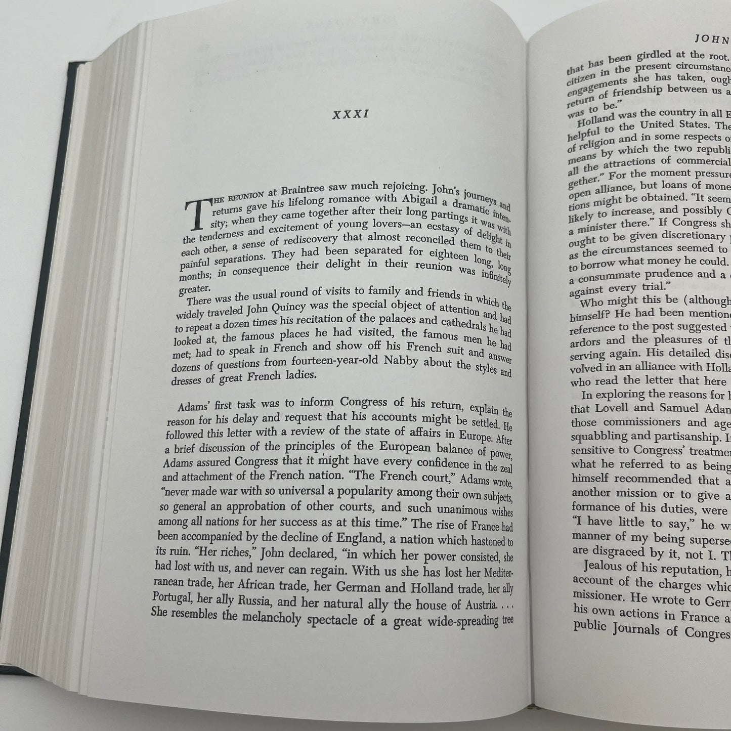 "John Adams" by Page Smith — Two volume set — Leather-bound, gilt-edged Easton Press edition