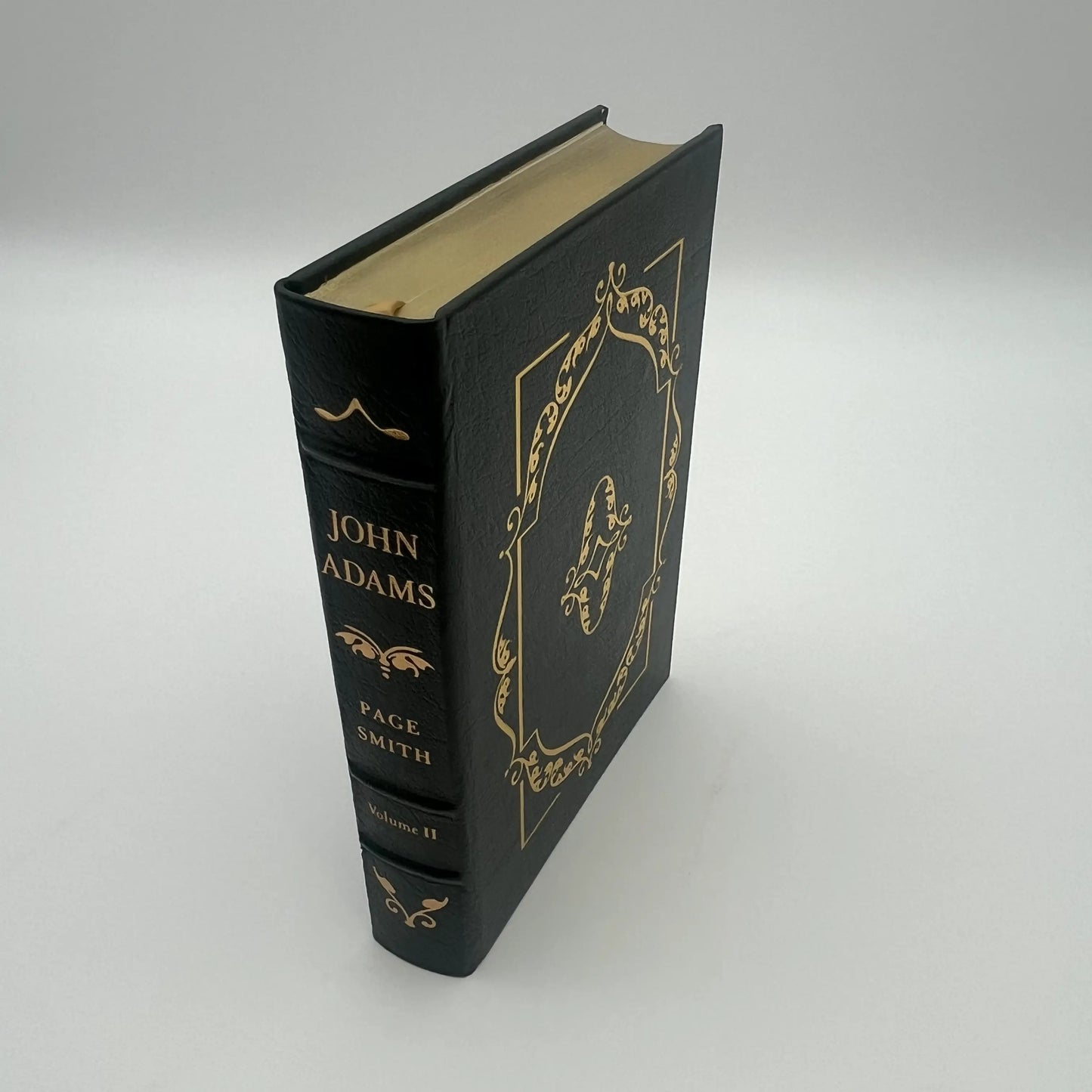"John Adams" by Page Smith — Two volume set — Leather-bound, gilt-edged Easton Press edition