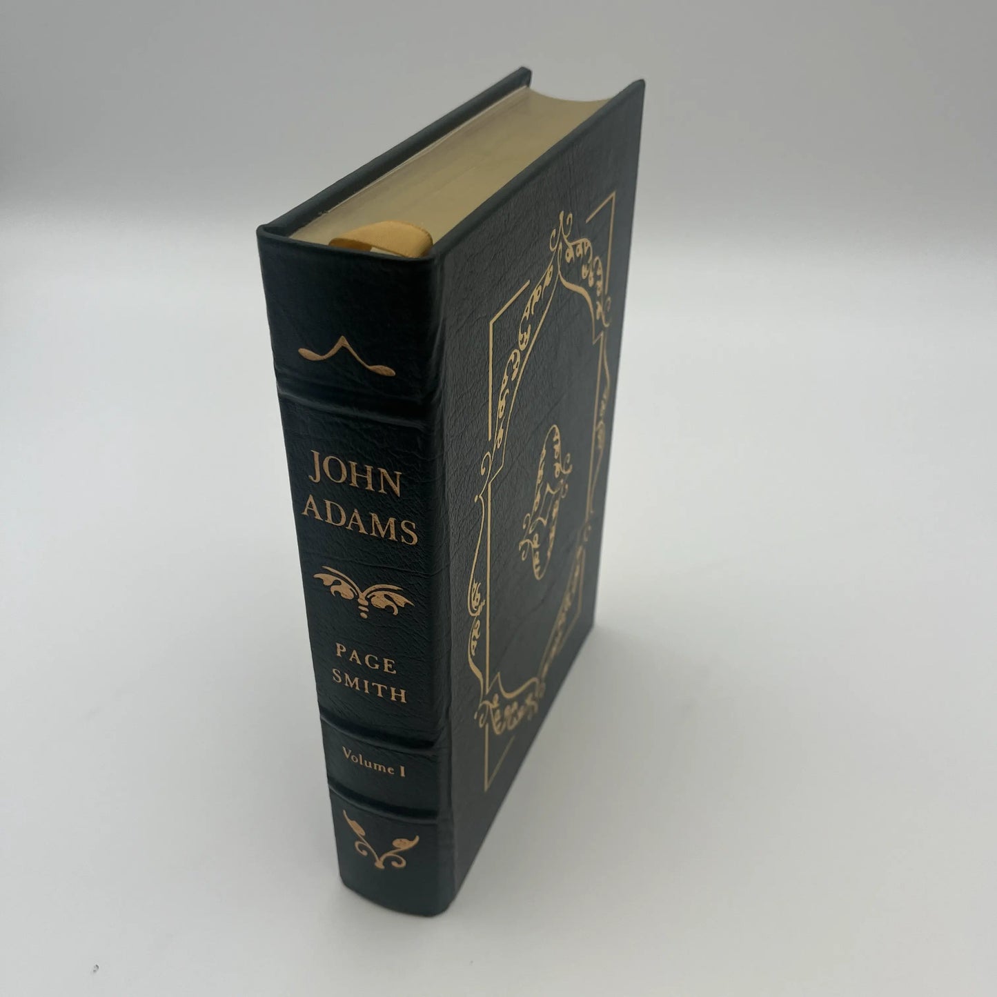 "John Adams" by Page Smith — Two volume set — Leather-bound, gilt-edged Easton Press edition