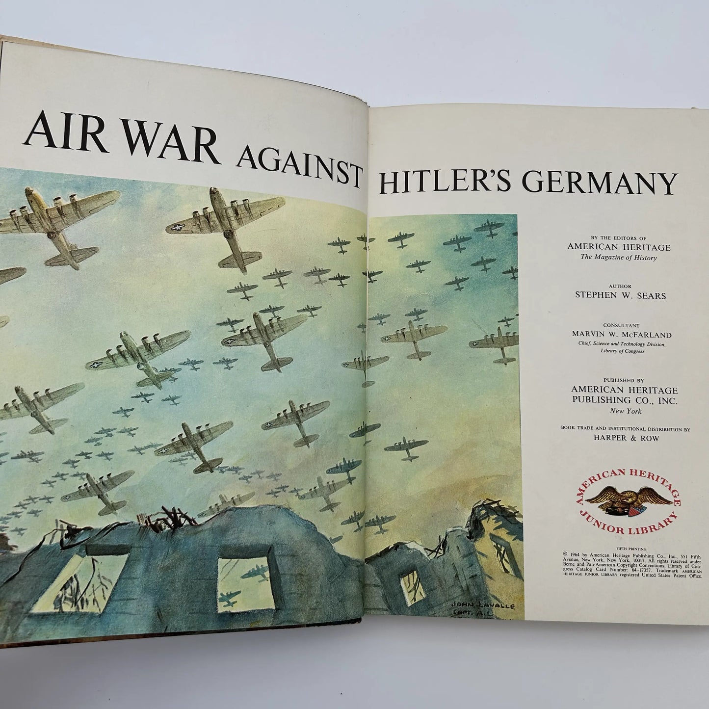 Air War Against Hitler's Germany - "Junior Library" — Stephen W. Sears