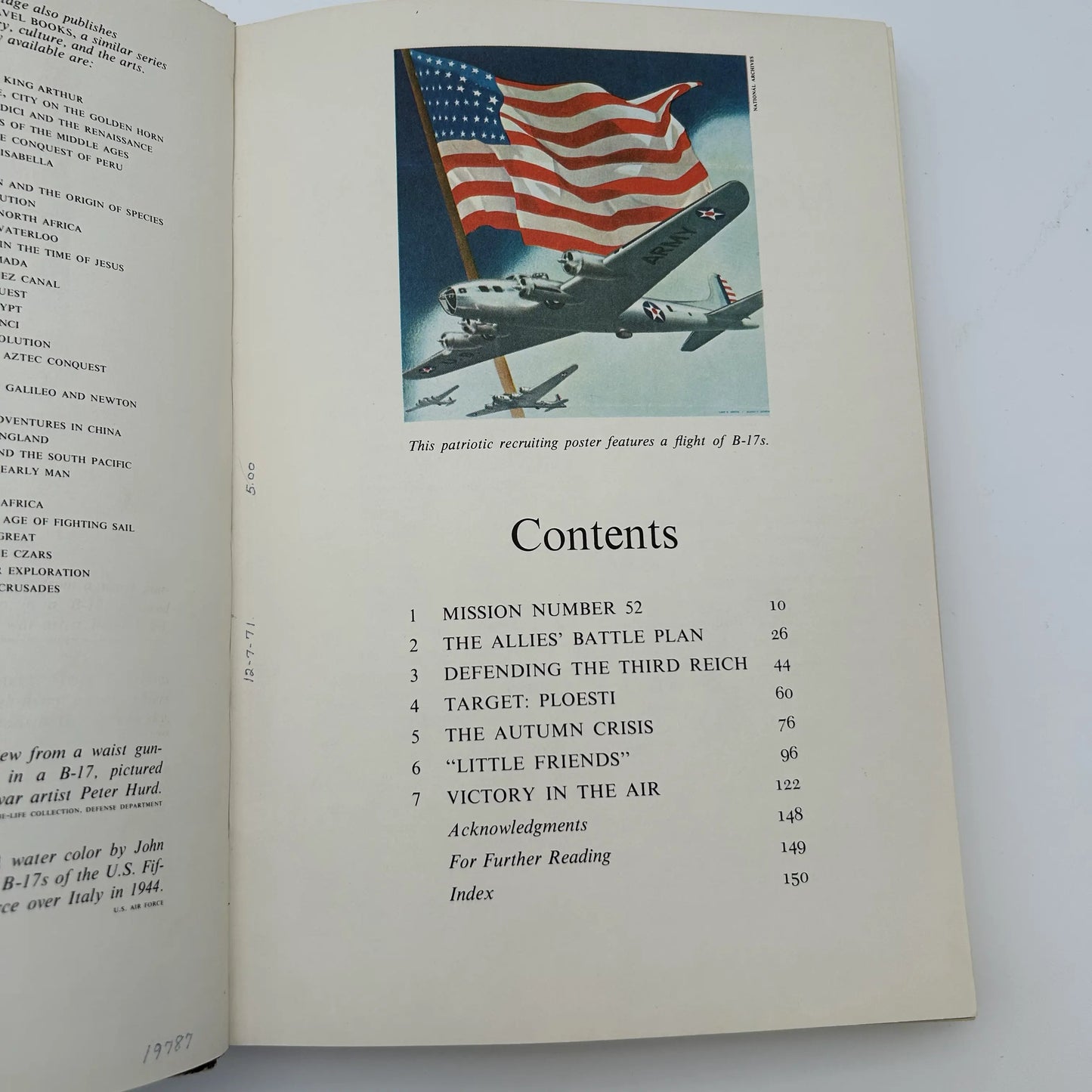 Air War Against Hitler's Germany - "Junior Library" — Stephen W. Sears