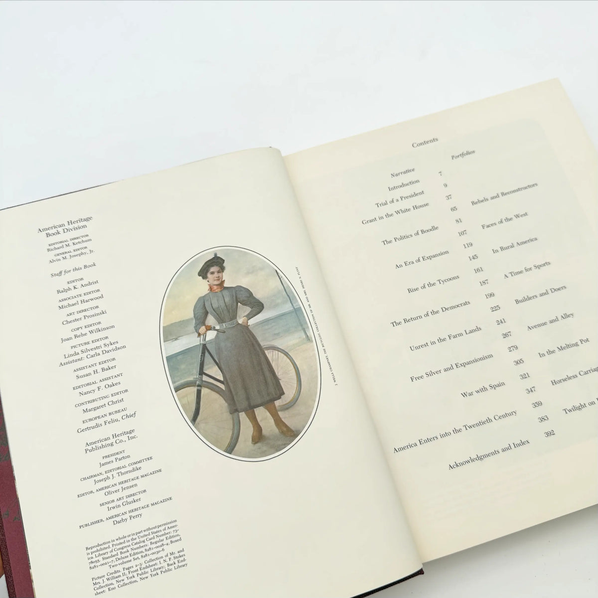 American Heritage: Rise to World Leadership — "The Confident Years" and "Antique" — in a slipcase