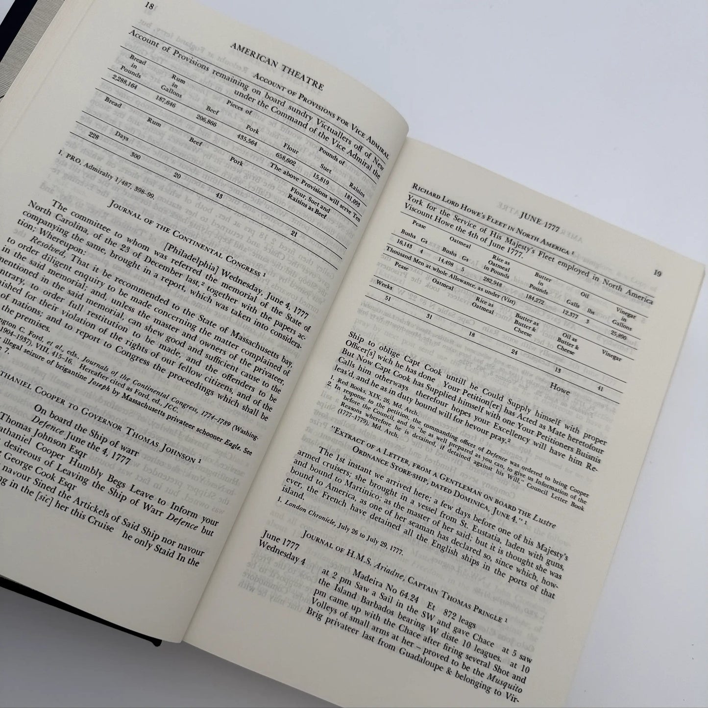 Naval Documents of the American Revolution — Volumes 6 and 9 — 1776 and 1777