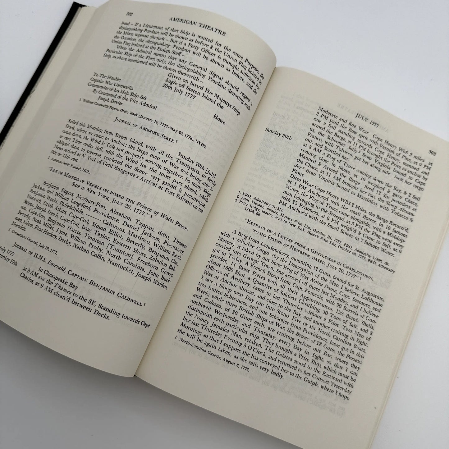 Naval Documents of the American Revolution — Volumes 6 and 9 — 1776 and 1777