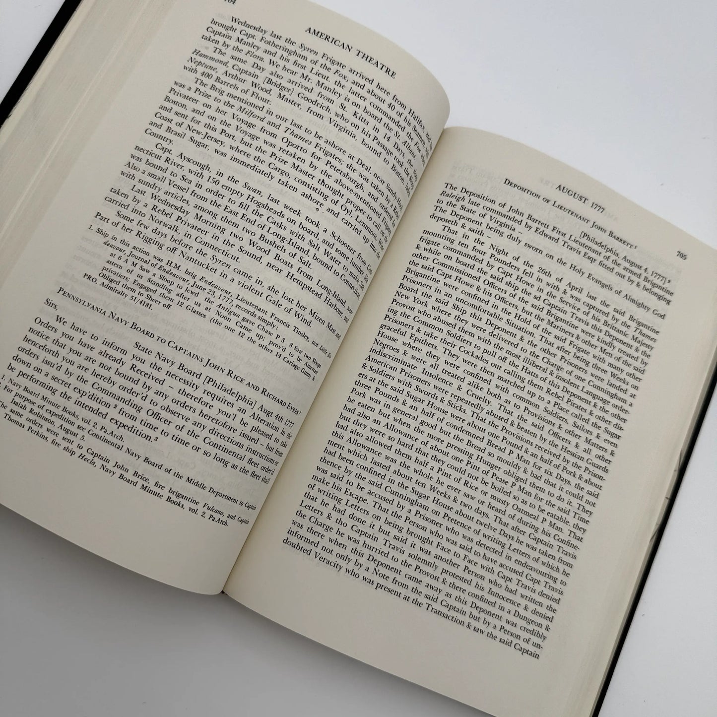 Naval Documents of the American Revolution — Volumes 6 and 9 — 1776 and 1777