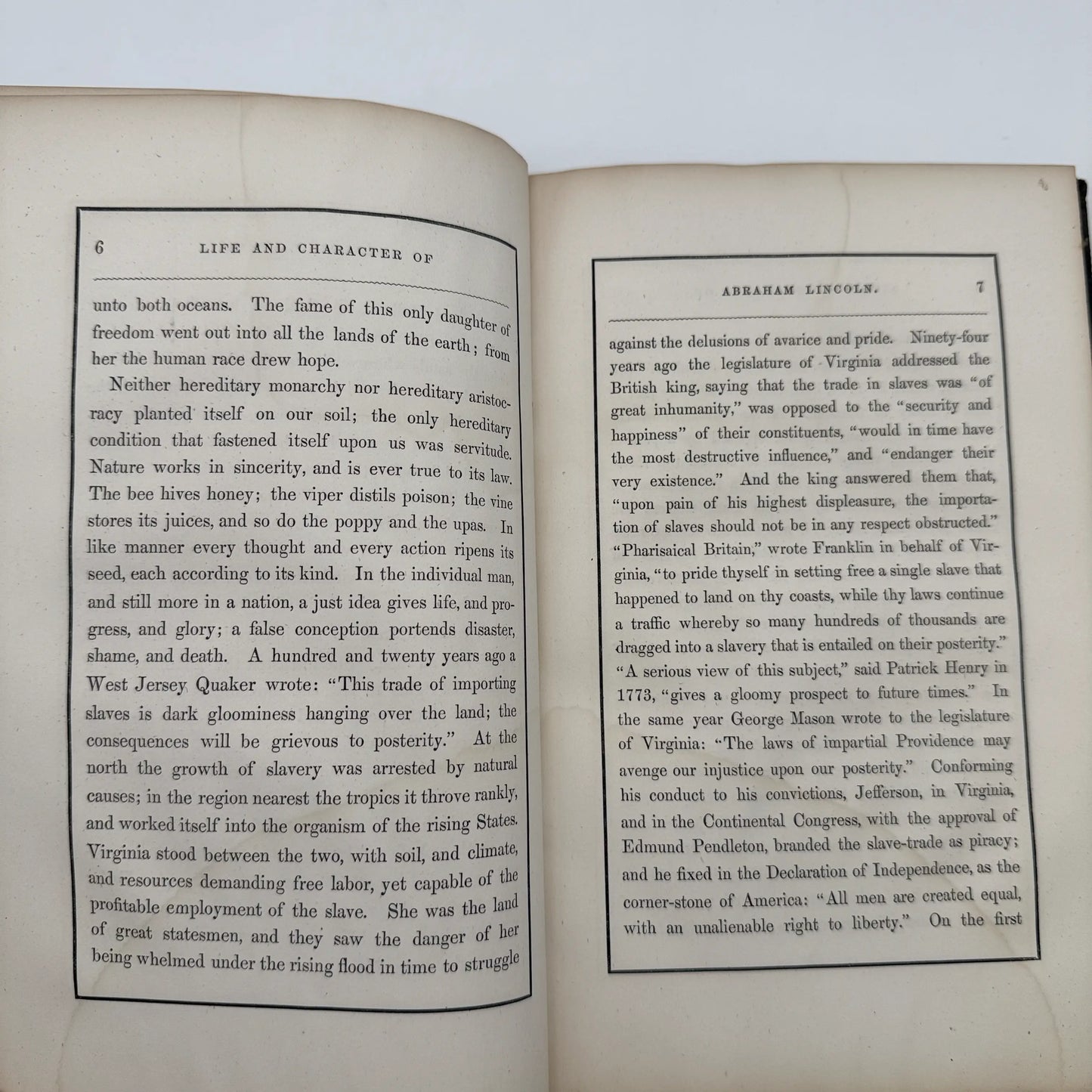 "The Memorial Address on the Life and Character of Abraham Lincoln" by George Bancroft — First edition