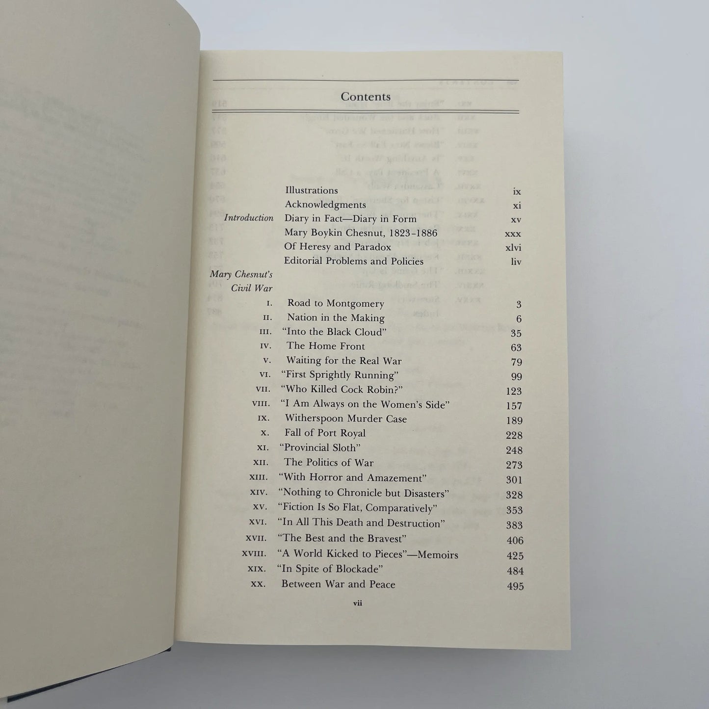 "Mary Chesnut’s Civil War" edited by C. Vann Woodward