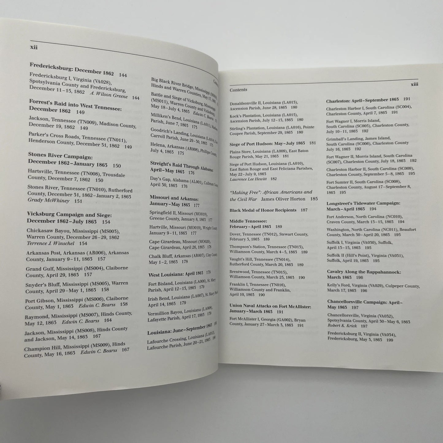 "The Civil War Battlefield Guide" Edited by Frances H. Kennedy