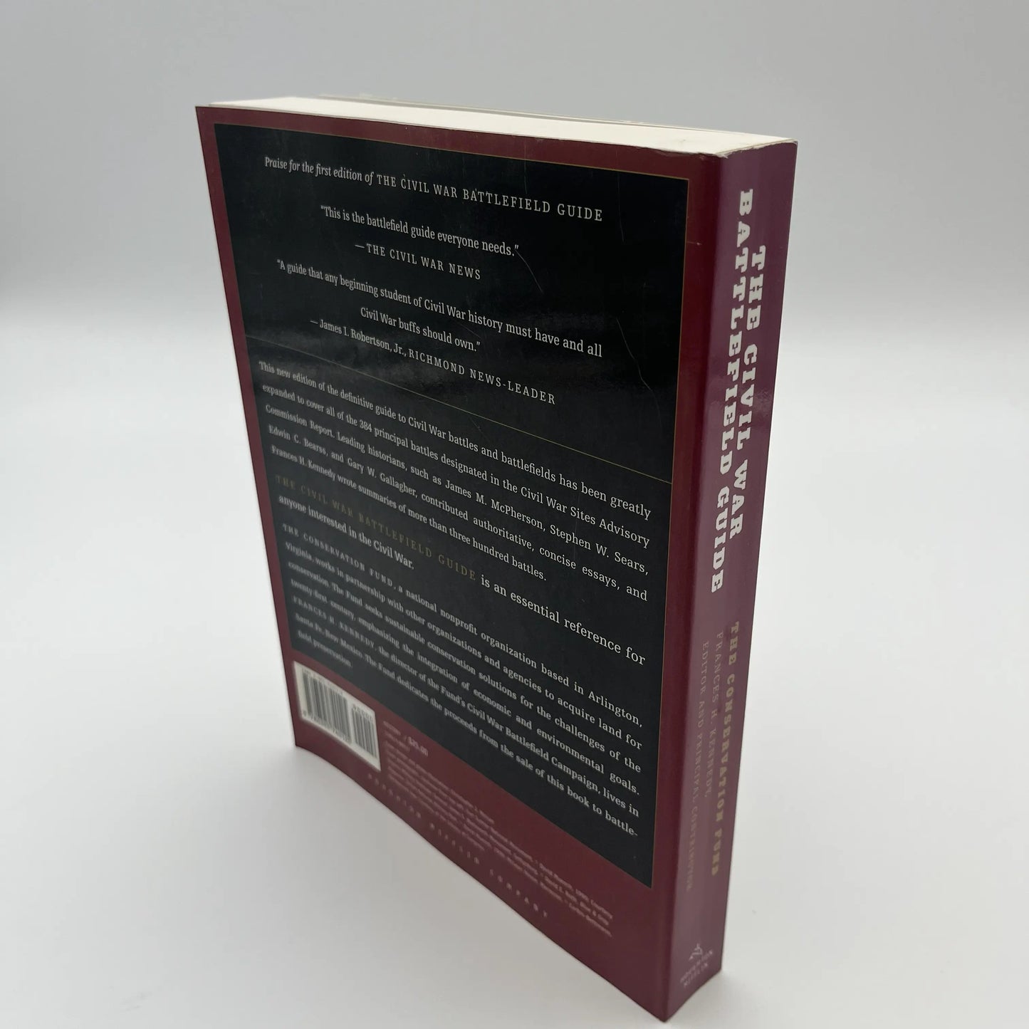 "The Civil War Battlefield Guide" Edited by Frances H. Kennedy