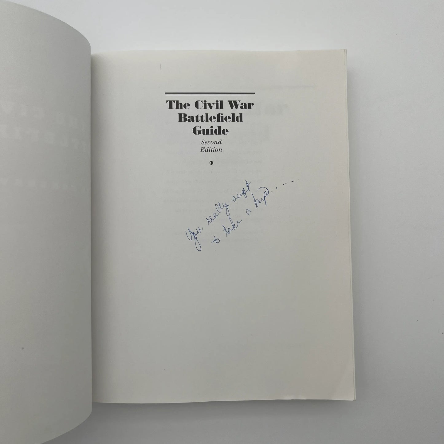 "The Civil War Battlefield Guide" Edited by Frances H. Kennedy