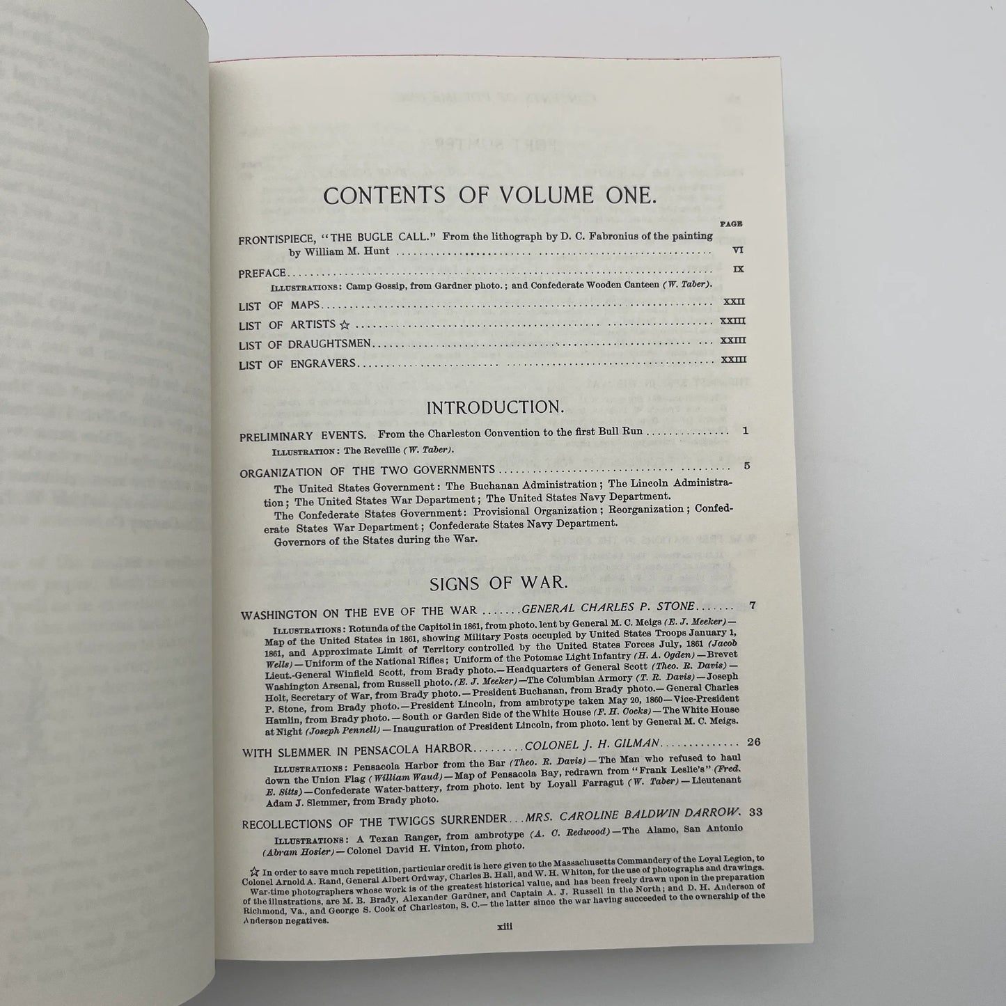 Battles and Leaders of the Civil War, Volume I, Part I