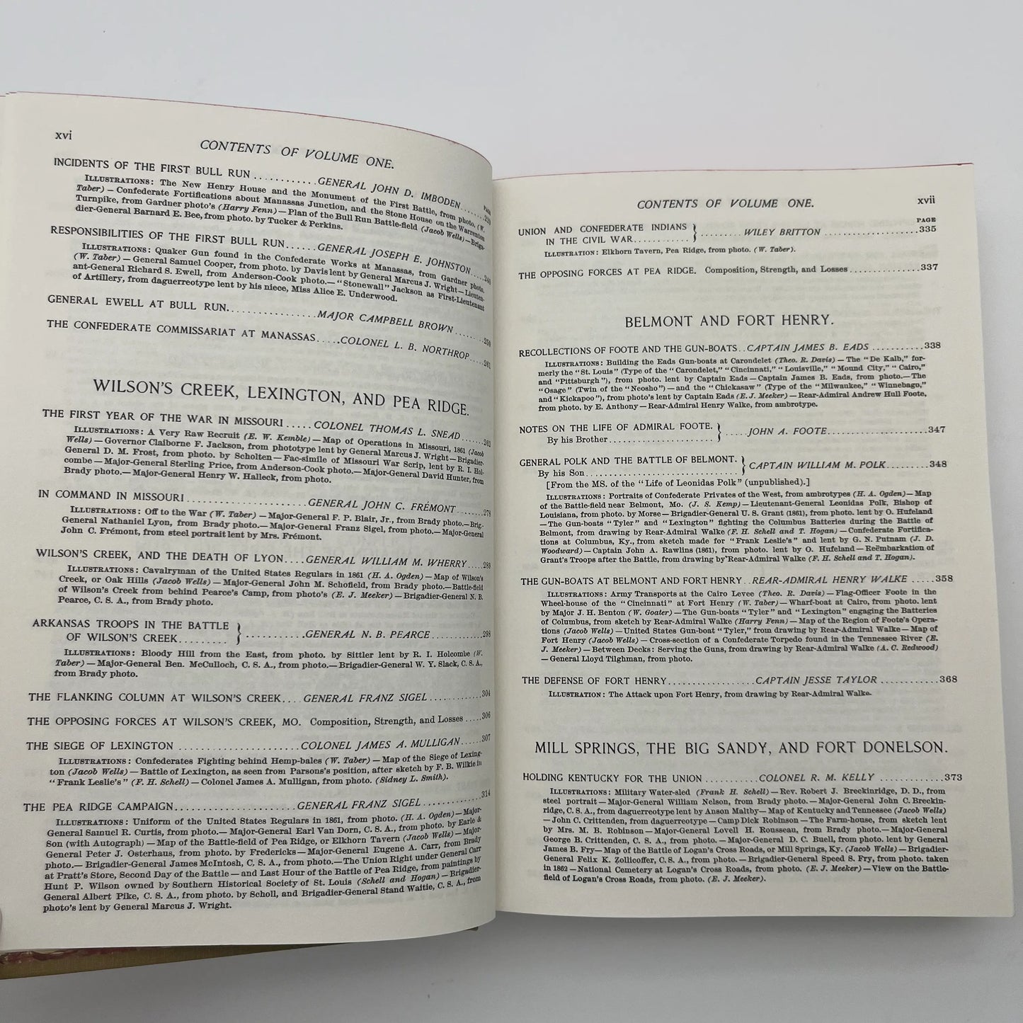 Battles and Leaders of the Civil War, Volume I, Part I