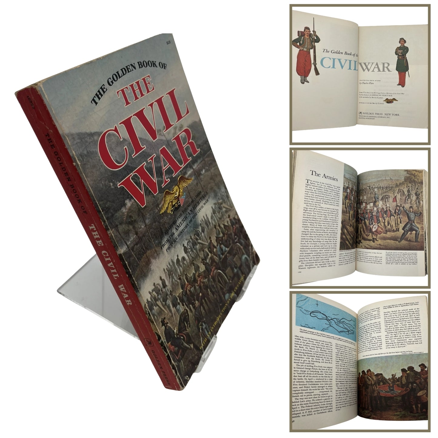 "The Golden Book of The Civil War" by Charles Flato — Adapted for Young Readers