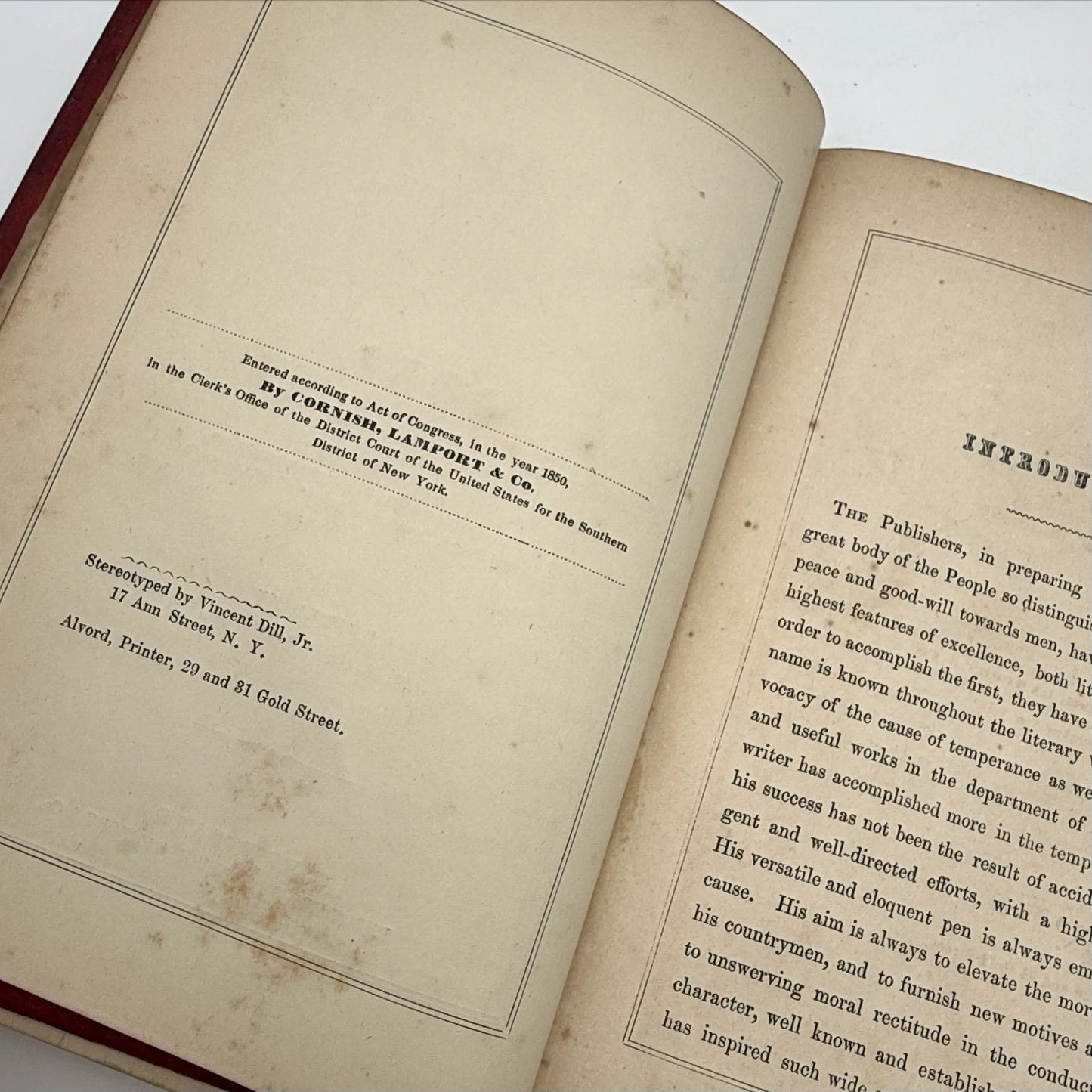 "The Crystal Fount for 1851" Edited by T.S. Arthur — 1851
