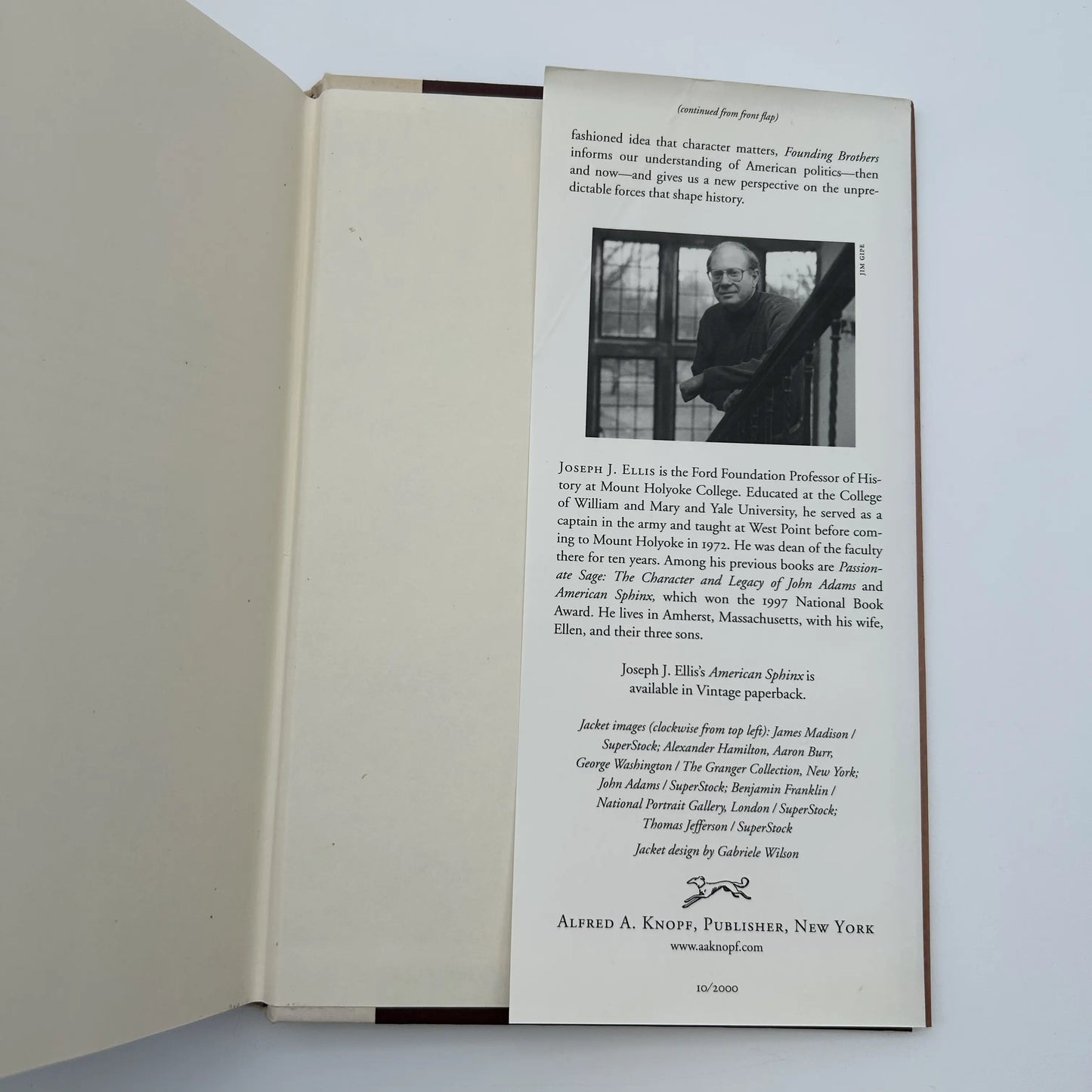 "Founding Brothers: The Revolutionary Generation" by Joseph J. Ellis