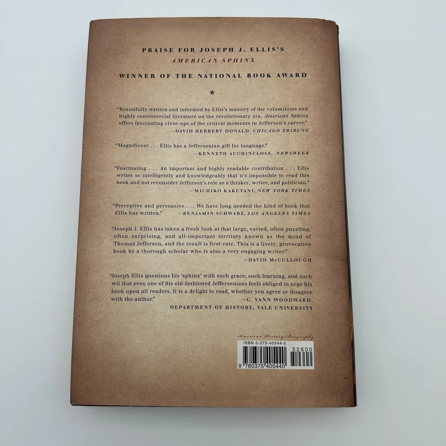 "Founding Brothers: The Revolutionary Generation" by Joseph J. Ellis