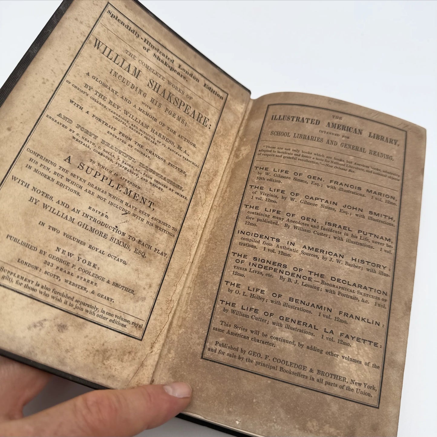 "The Life of Benjamin Franklin" by O.L. Holley — 1848