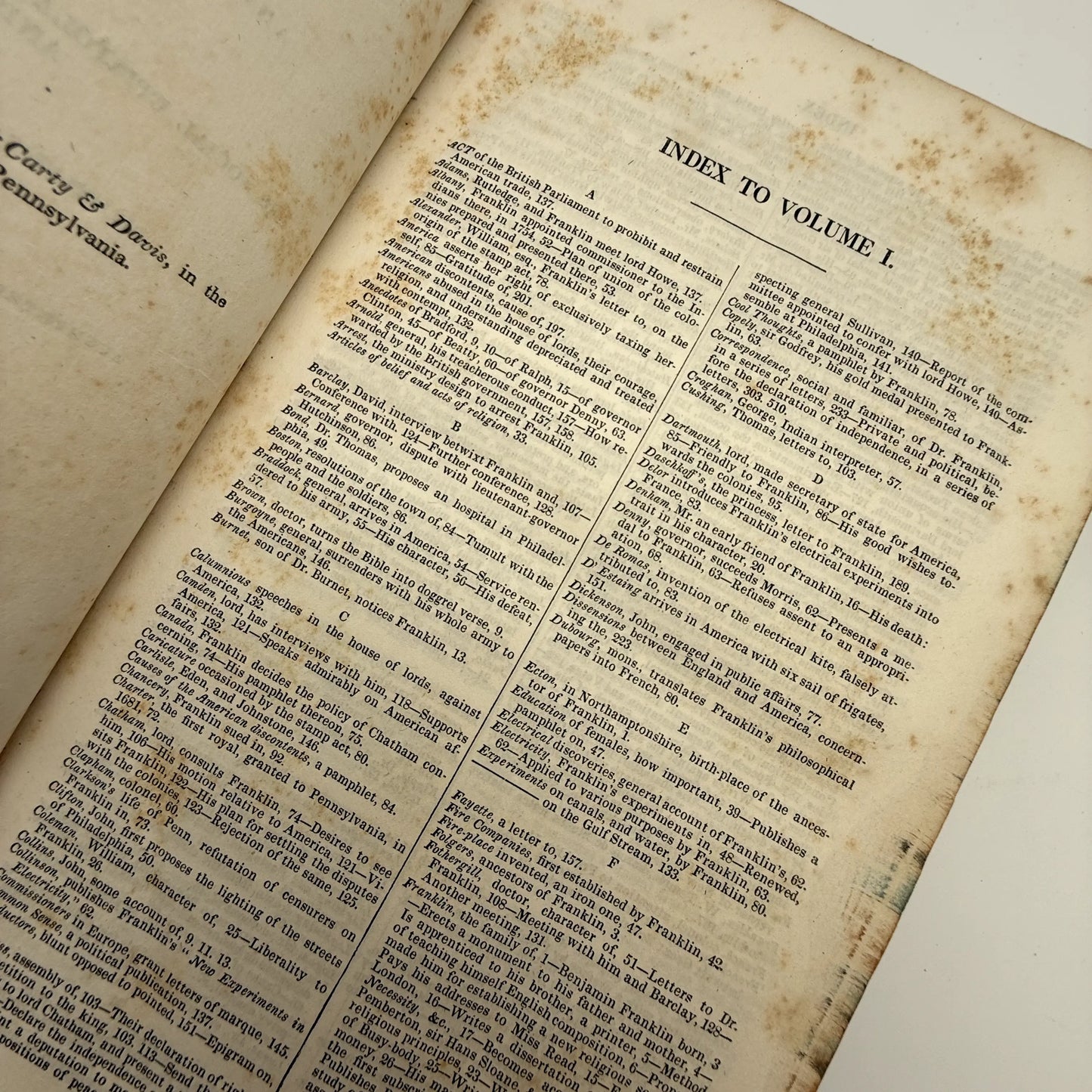 Life and Writings of Benjamin Franklin, Autobiography — 1834 — In two volumes