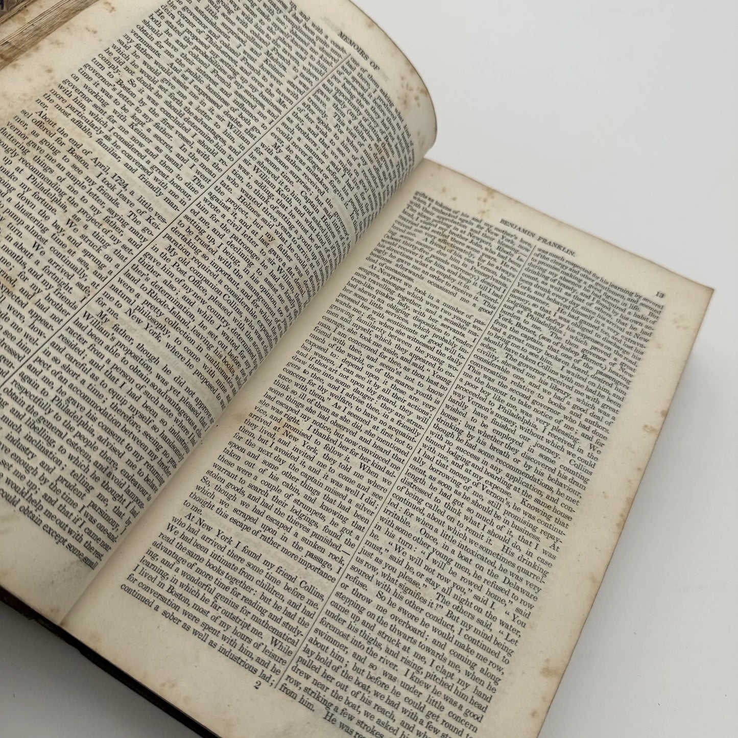Life and Writings of Benjamin Franklin, Autobiography — 1834 — In two volumes