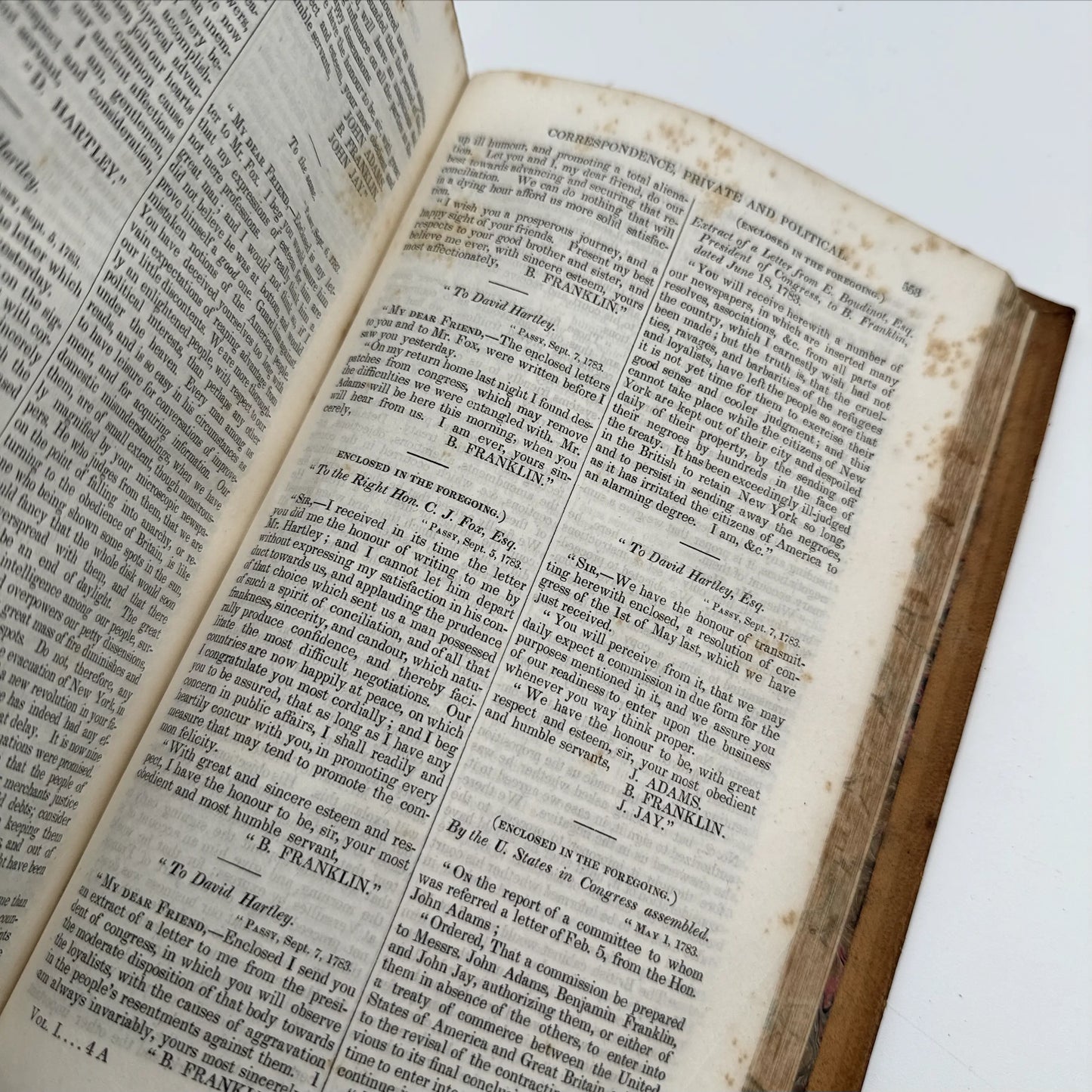 Life and Writings of Benjamin Franklin, Autobiography — 1834 — In two volumes