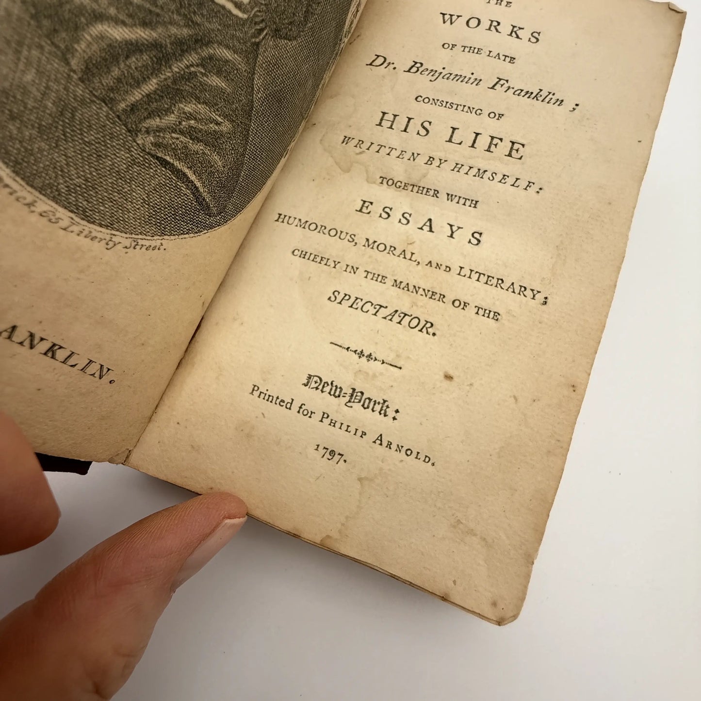 "The Works of the Late Dr. Benjamin Franklin" by Benjamin Franklin — 1797