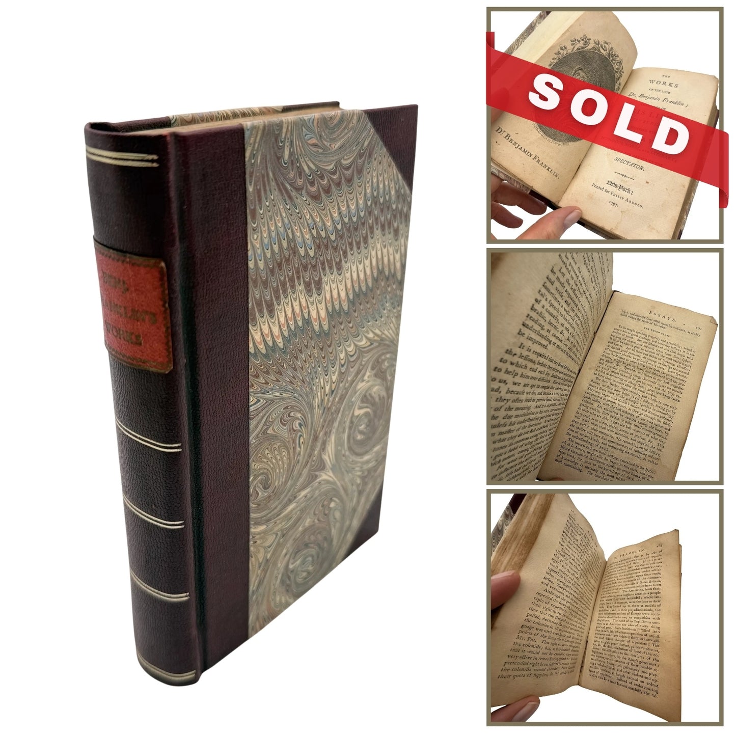 "The Works of the Late Dr. Benjamin Franklin" by Benjamin Franklin — 1797