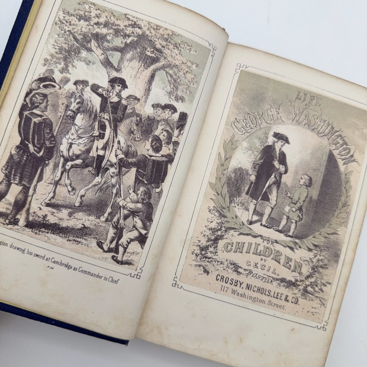 "Life of George Washington for Children" by E. Cecil — 1860