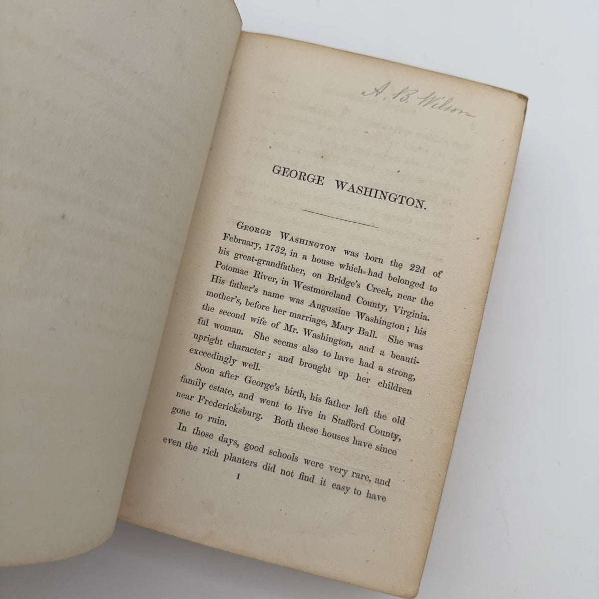 "Life of George Washington for Children" by E. Cecil — 1860