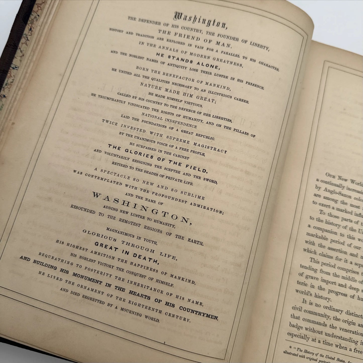 "Life of Washington" by John Frederick Schroeder— 1857— Two volume set